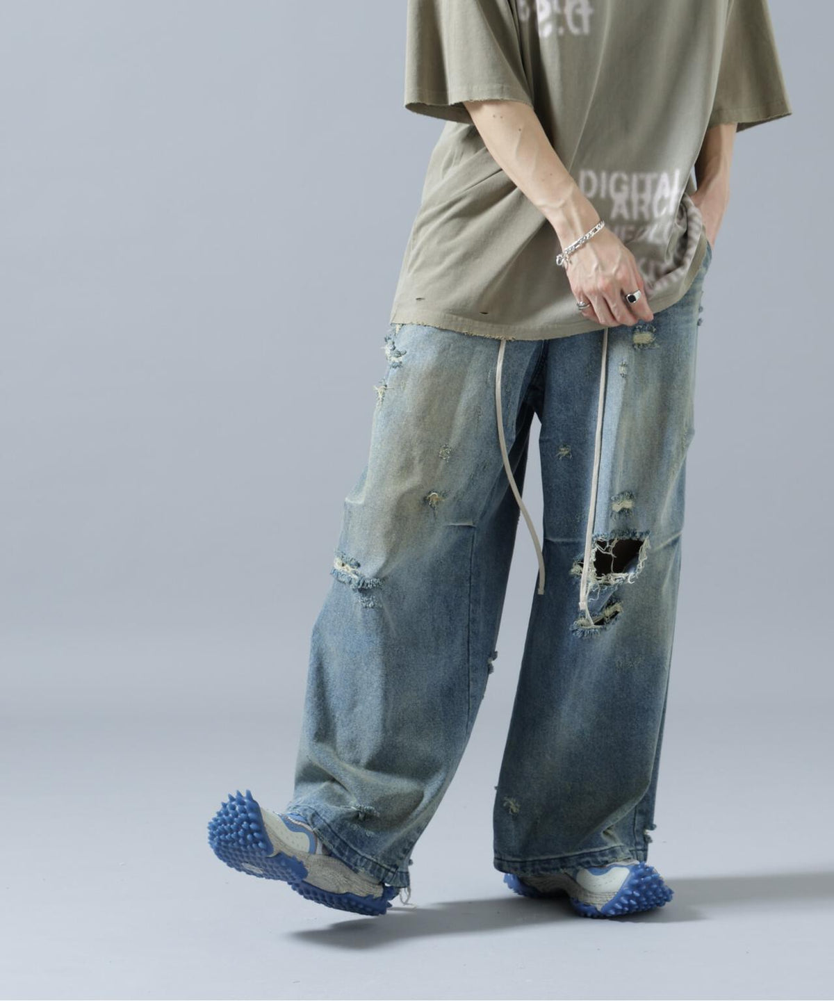 DankeSchon/ダンケシェーン/12oz BAGGY JEANS/DIRT | L.H.P 