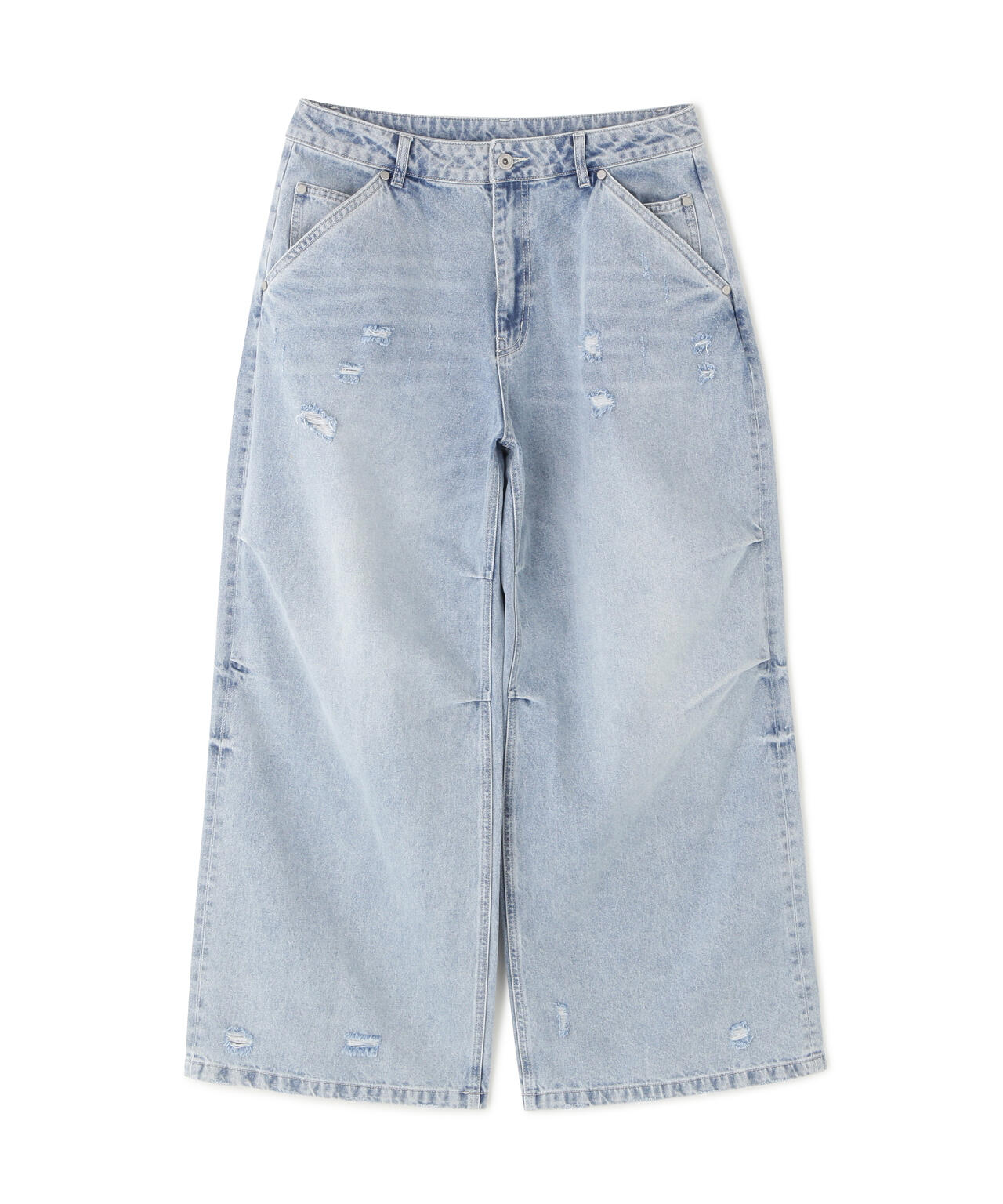 だんけ DankeSchon/ダンケシェーン/12oz BAGGY JEANS/ICE | L.H.P