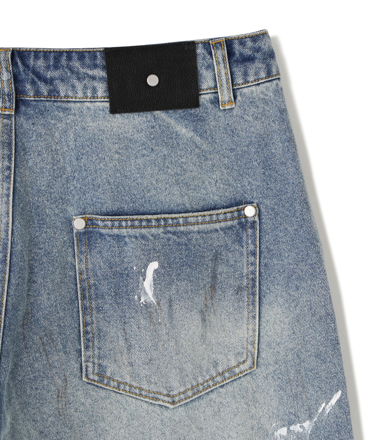 DankeSchon/ダンケシェーン/12oz BAGGY JEANS/PAINT | L.H.P