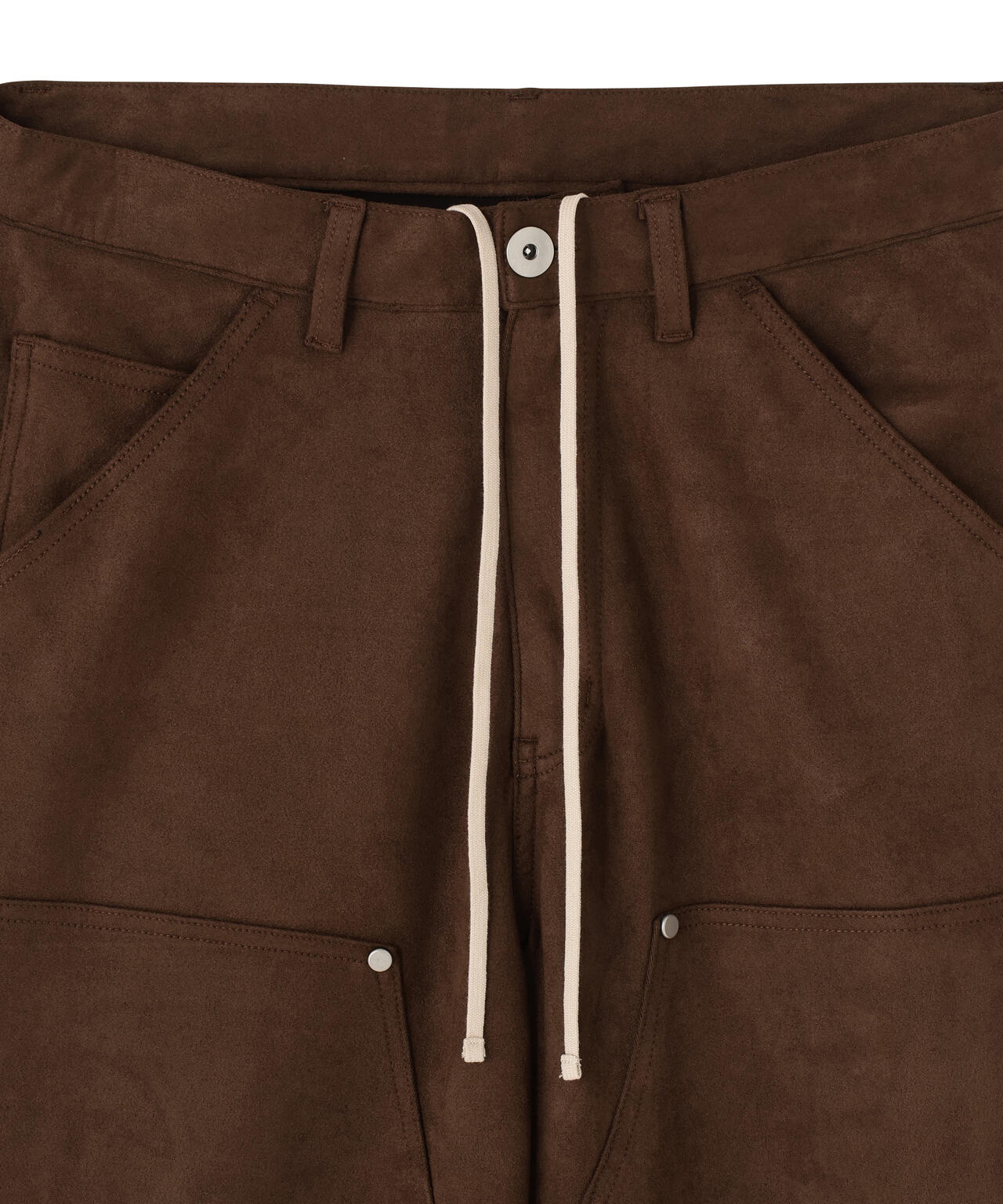 DankeSchon/ダンケシェーン/ECOSUEDE W-KNEE WIDE PANTS