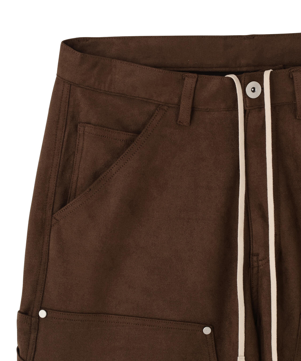 DankeSchon/ダンケシェーン/ECOSUEDE W-KNEE WIDE PANTS
