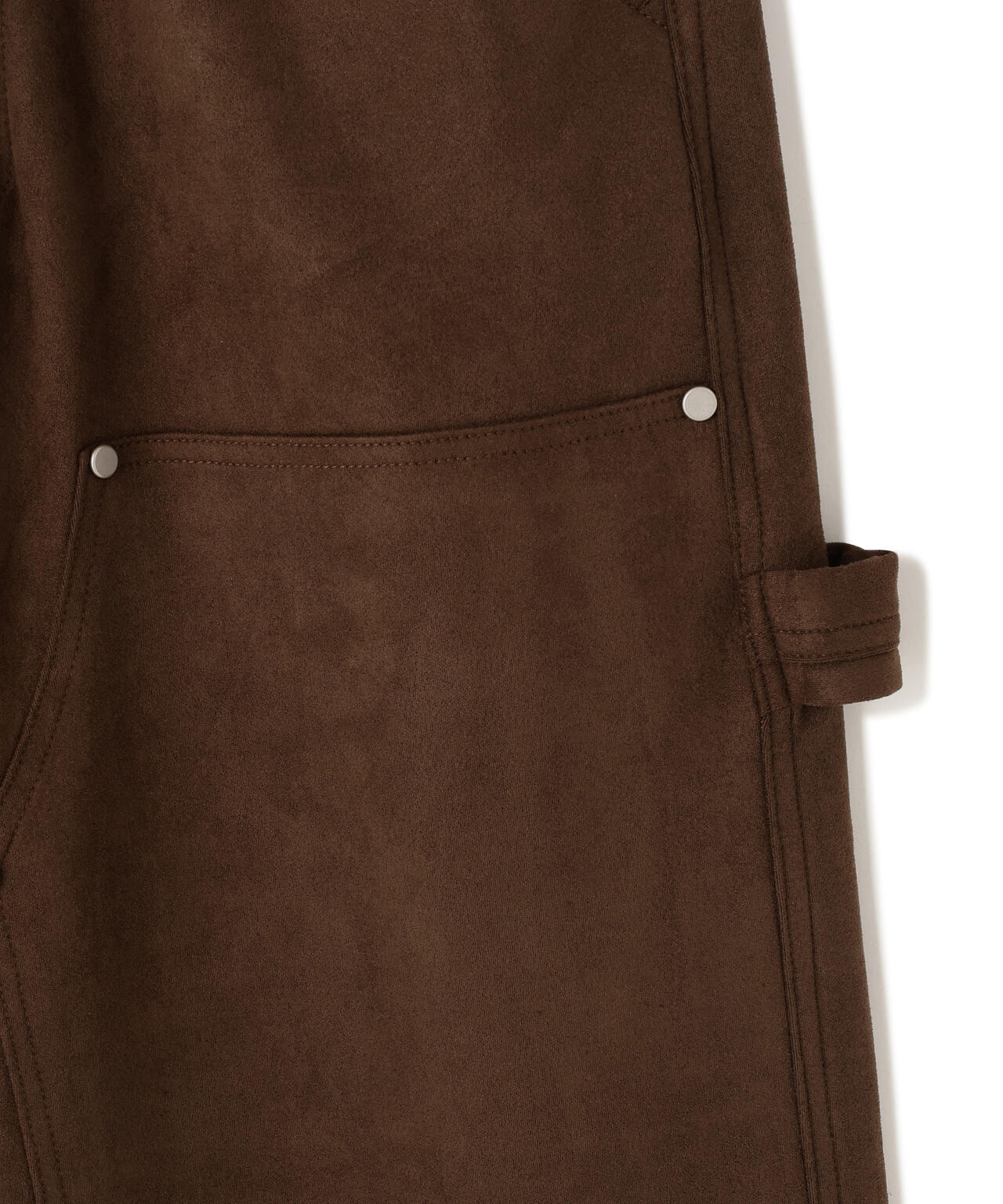 DankeSchon/ダンケシェーン/ECOSUEDE W-KNEE WIDE PANTS