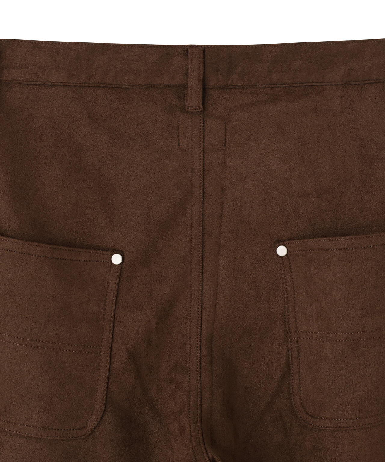 DankeSchon/ダンケシェーン/ECOSUEDE W-KNEE WIDE PANTS