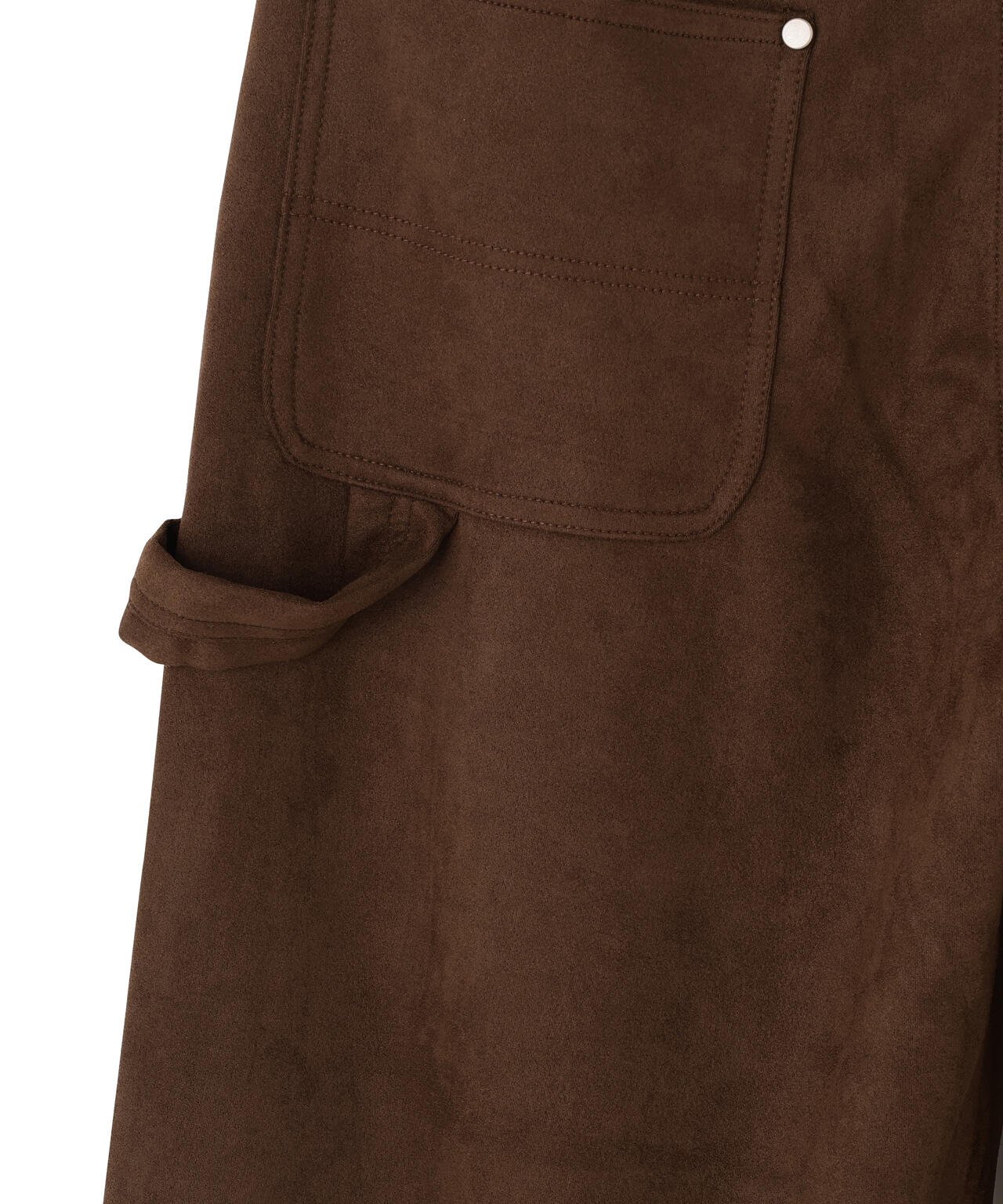 DankeSchon/ダンケシェーン/ECOSUEDE W-KNEE WIDE PANTS