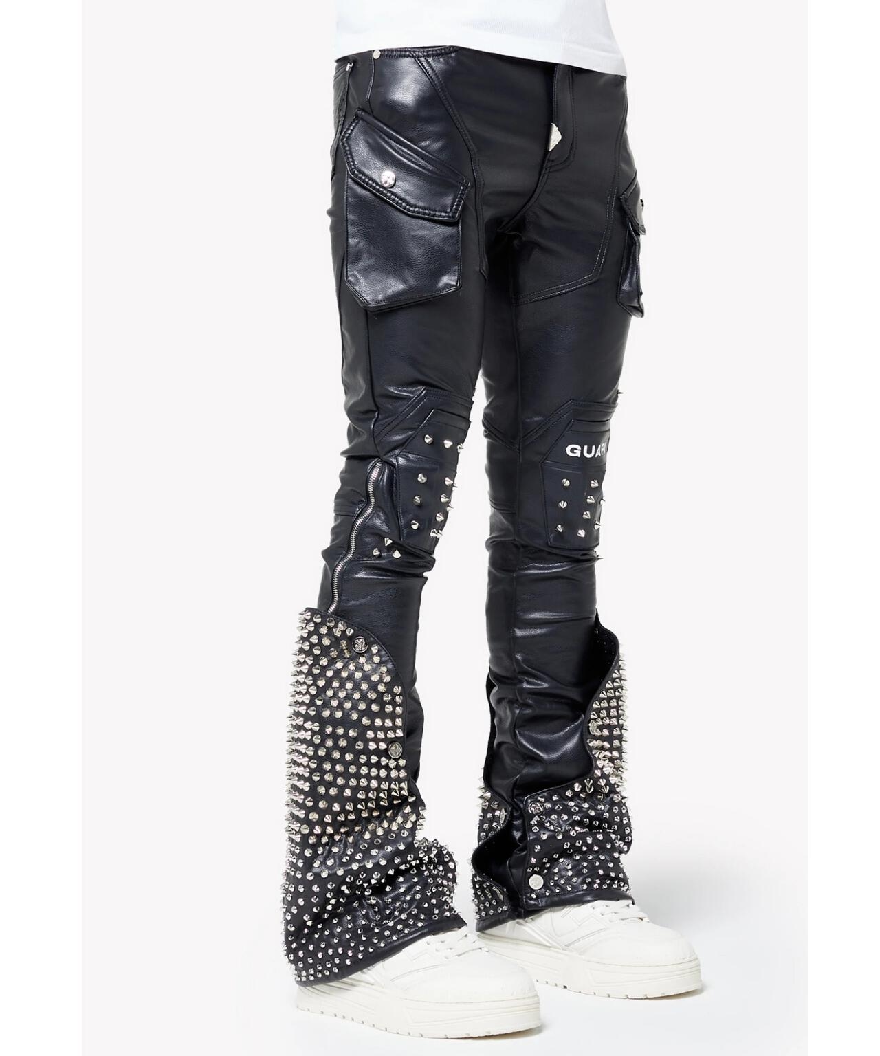 GUAPI/グアピ/Black Coffin Arc Leather Pant V2 | L.H.P