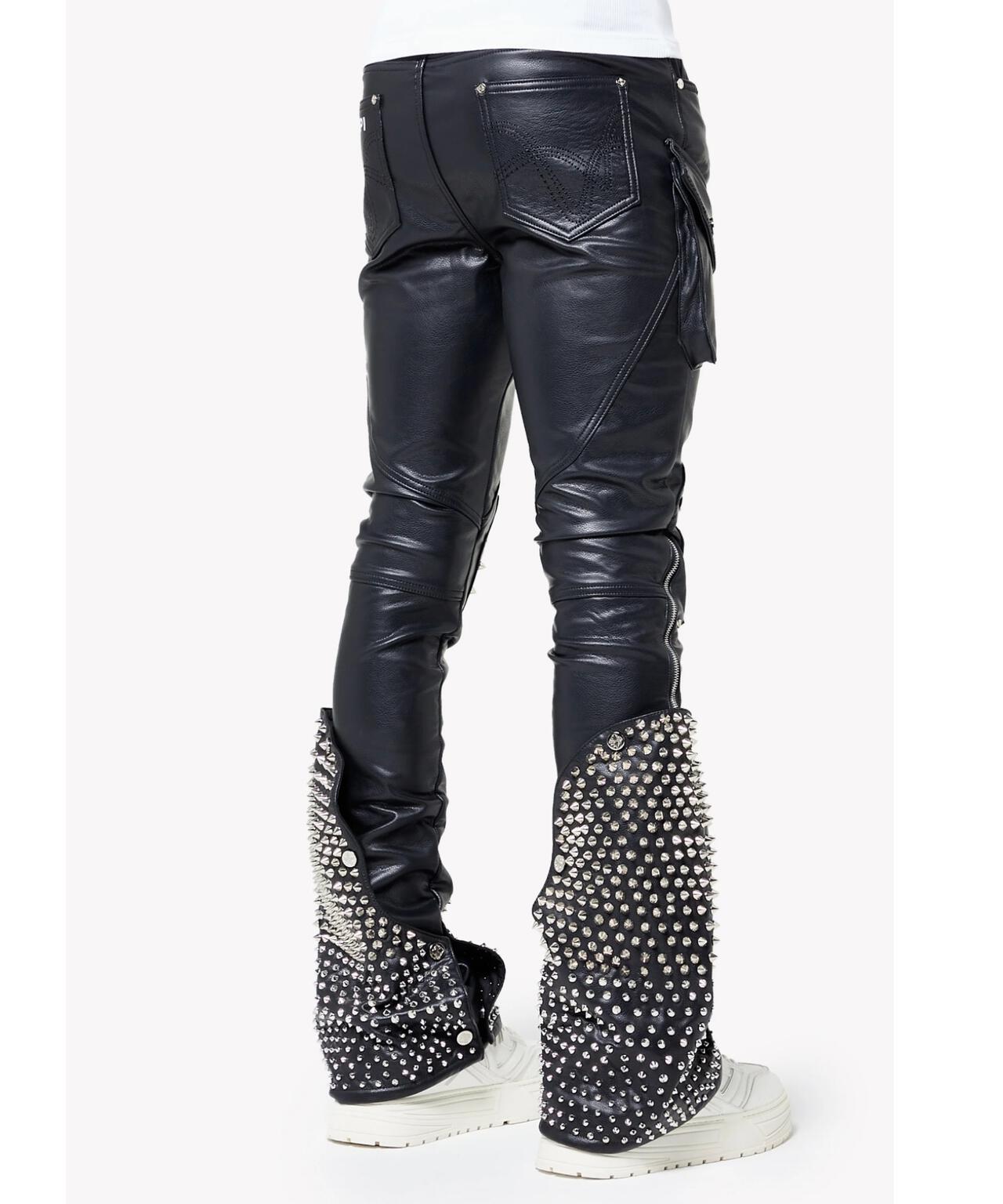 GUAPI/グアピ/Black Coffin Arc Leather Pant V2 | L.H.P