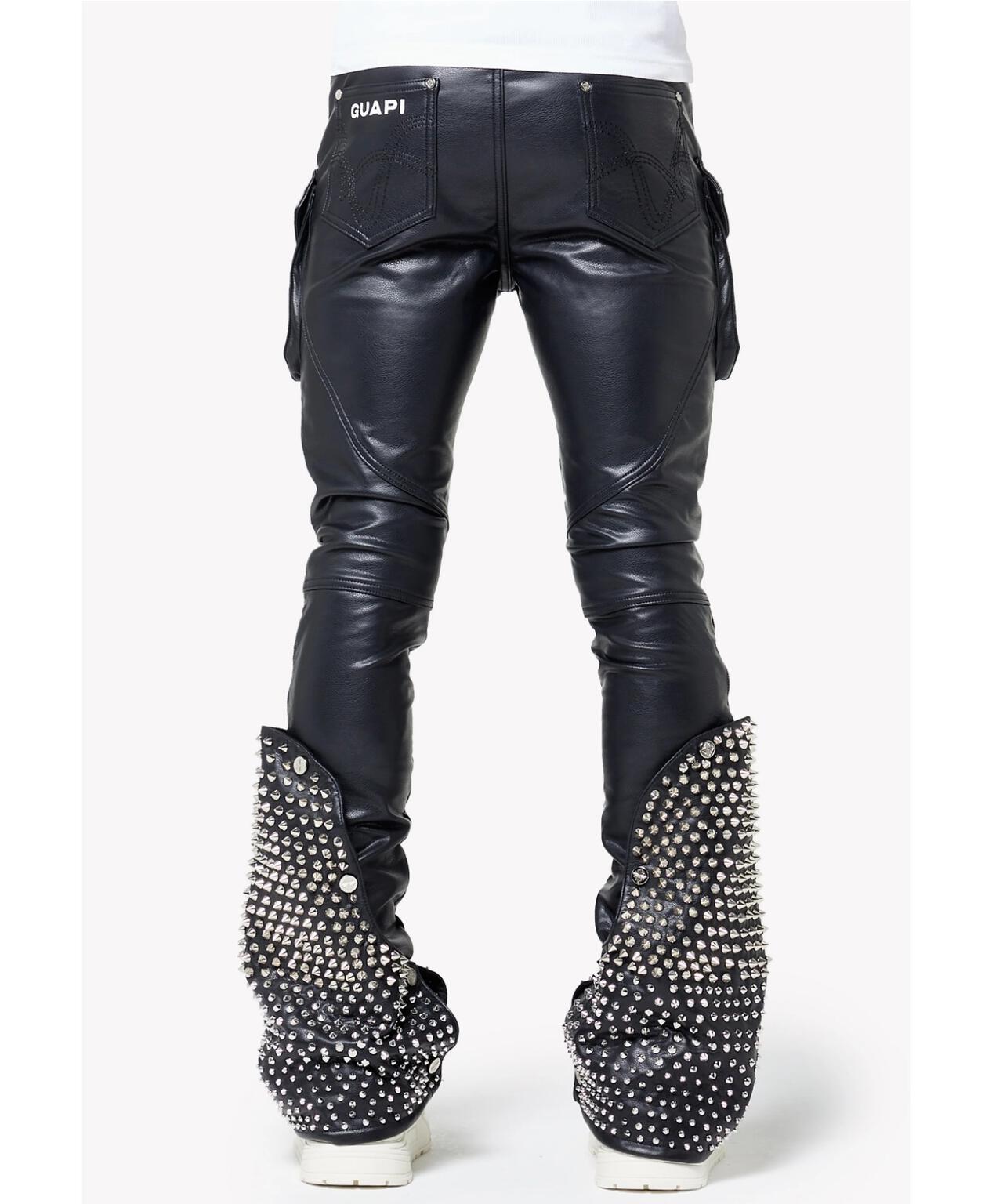 GUAPI/グアピ/Black Coffin Arc Leather Pant V2 | L.H.P