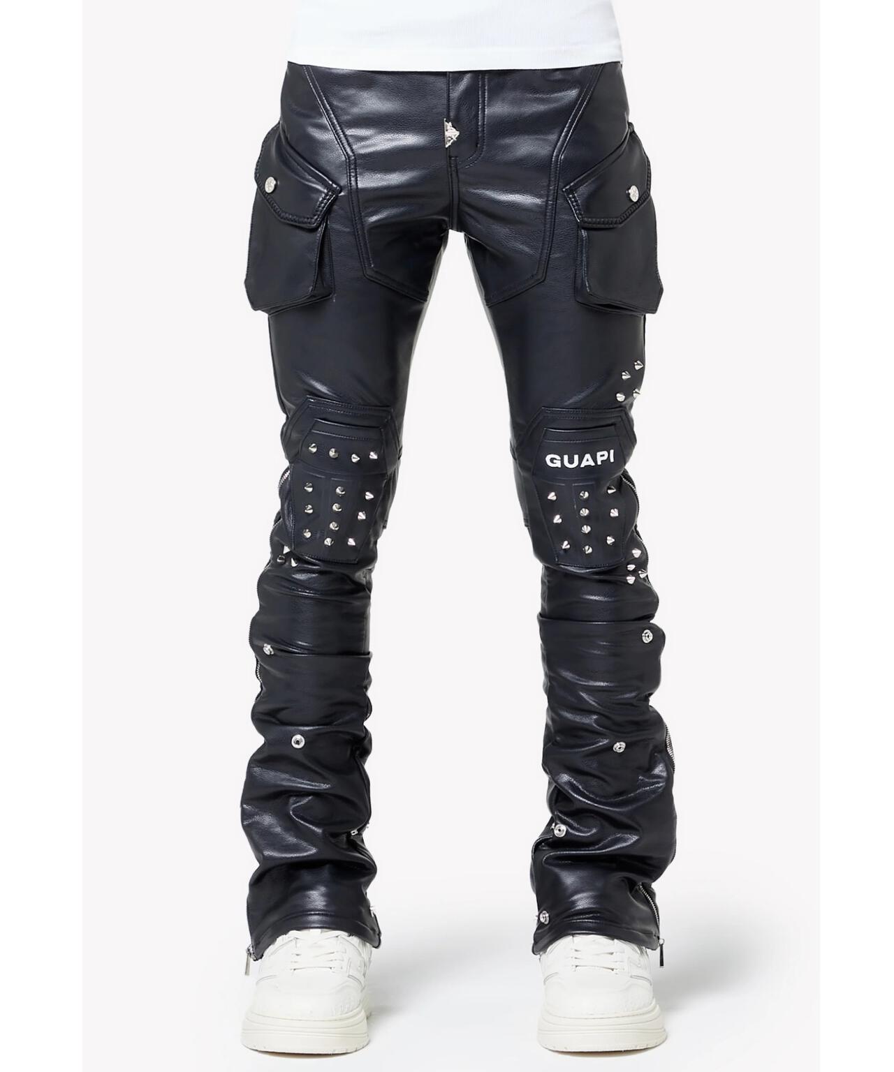 GUAPI/グアピ/Black Coffin Arc Leather Pant V2 | L.H.P