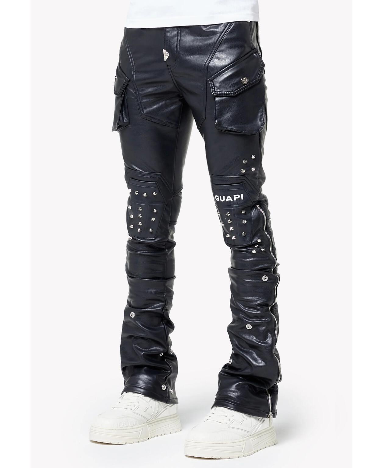 パンツ GUAPI GUAPI/グアピ/Black Coffin Arc Leather Pant V2 | L.H.P