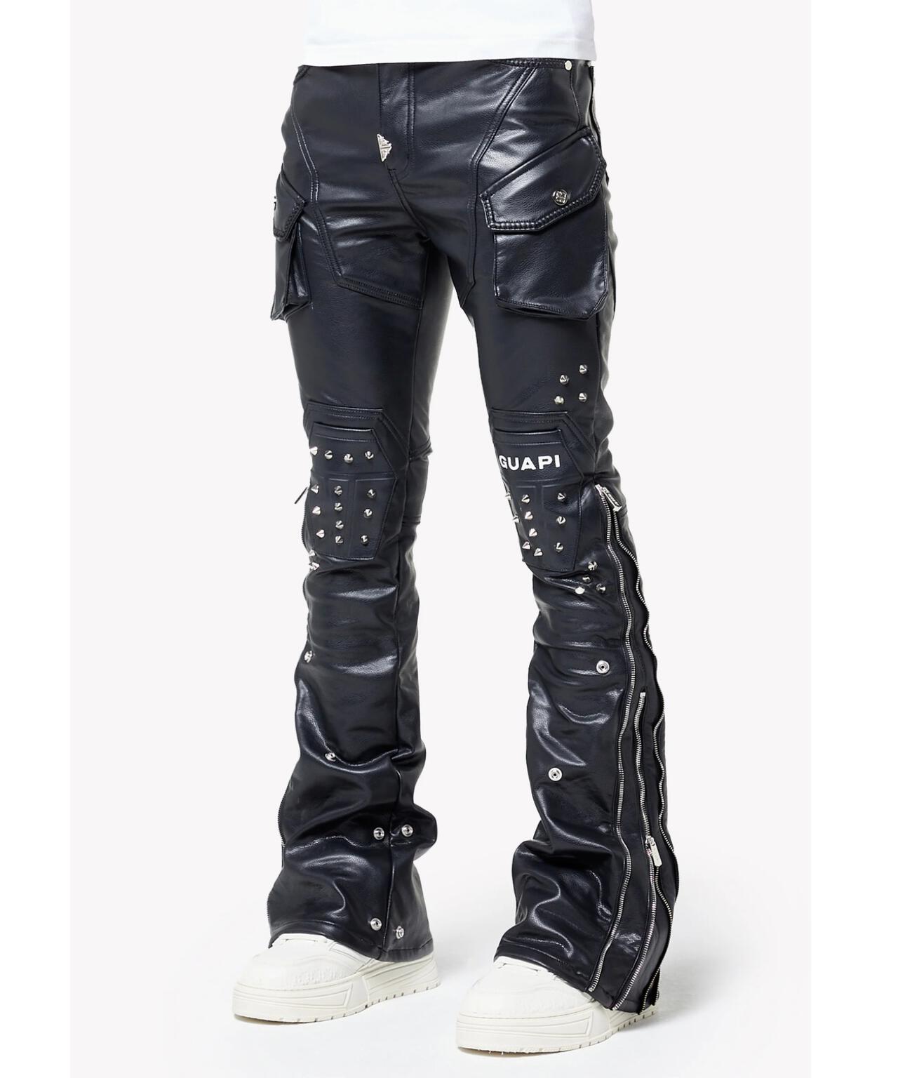 GUAPI/グアピ/Black Coffin Arc Leather Pant V2 | L.H.P