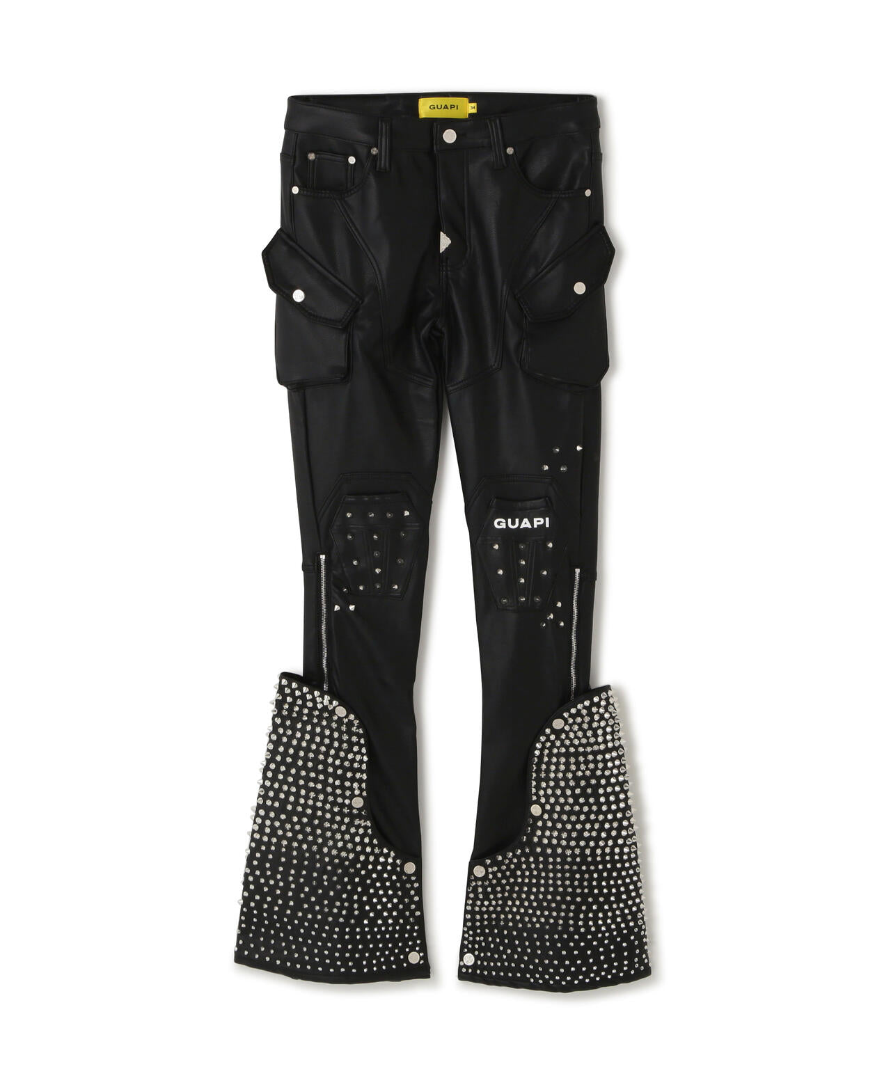 GUAPI/グアピ/Black Coffin Arc Leather Pant V2 | L.H.P