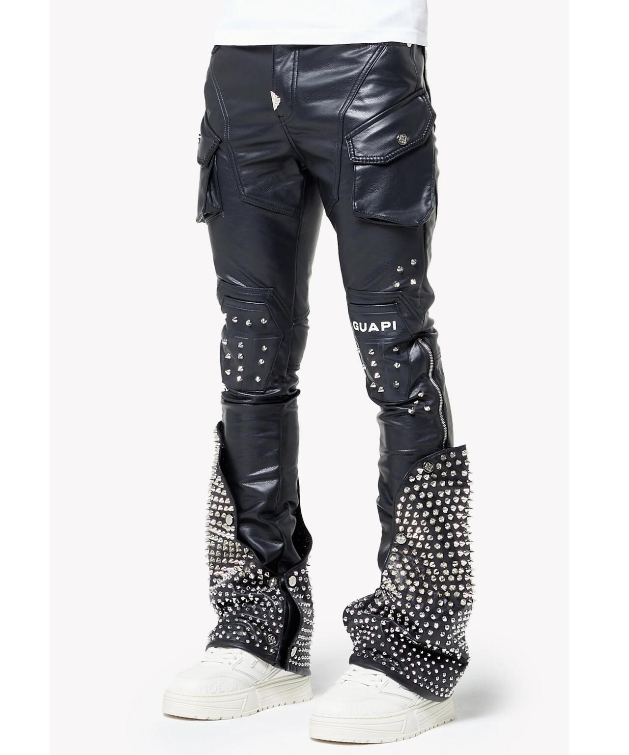 GUAPI/グアピ/Black Coffin Arc Leather Pant V2 | L.H.P