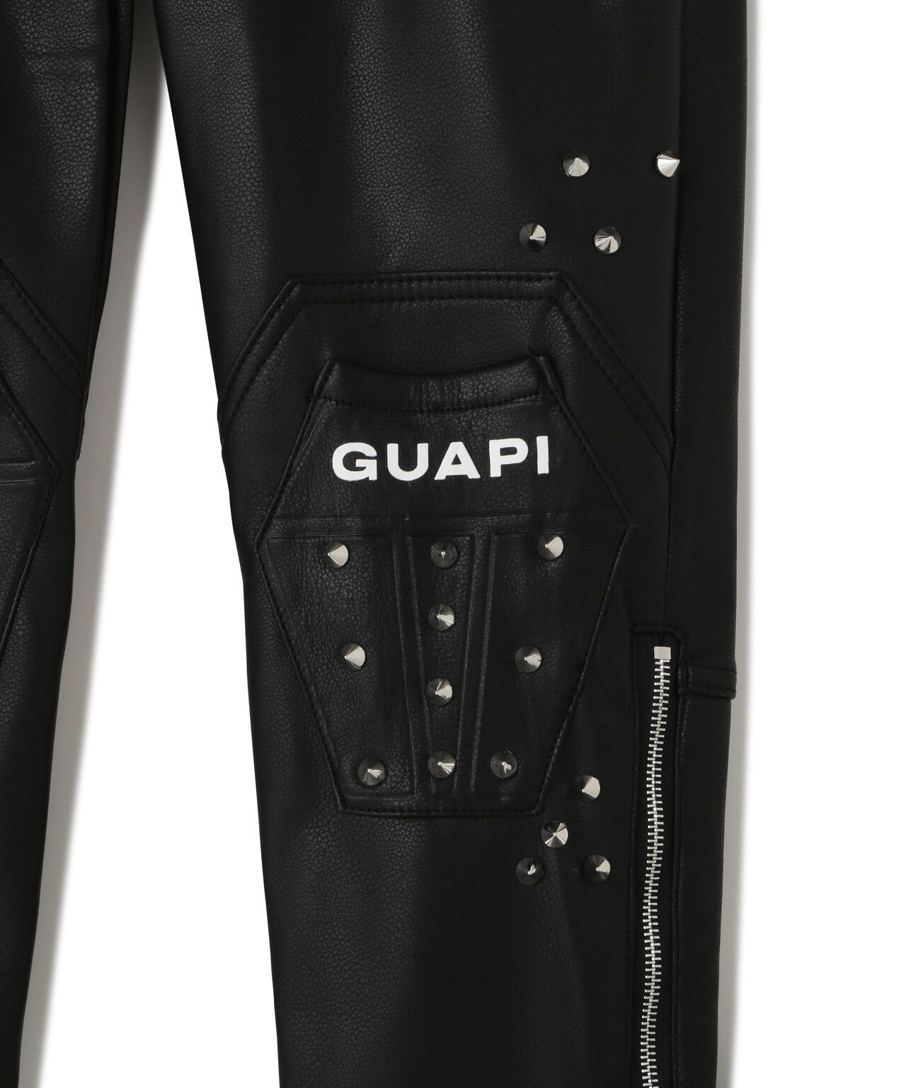GUAPI/グアピ/Black Coffin Arc Leather Pant V2 | L.H.P