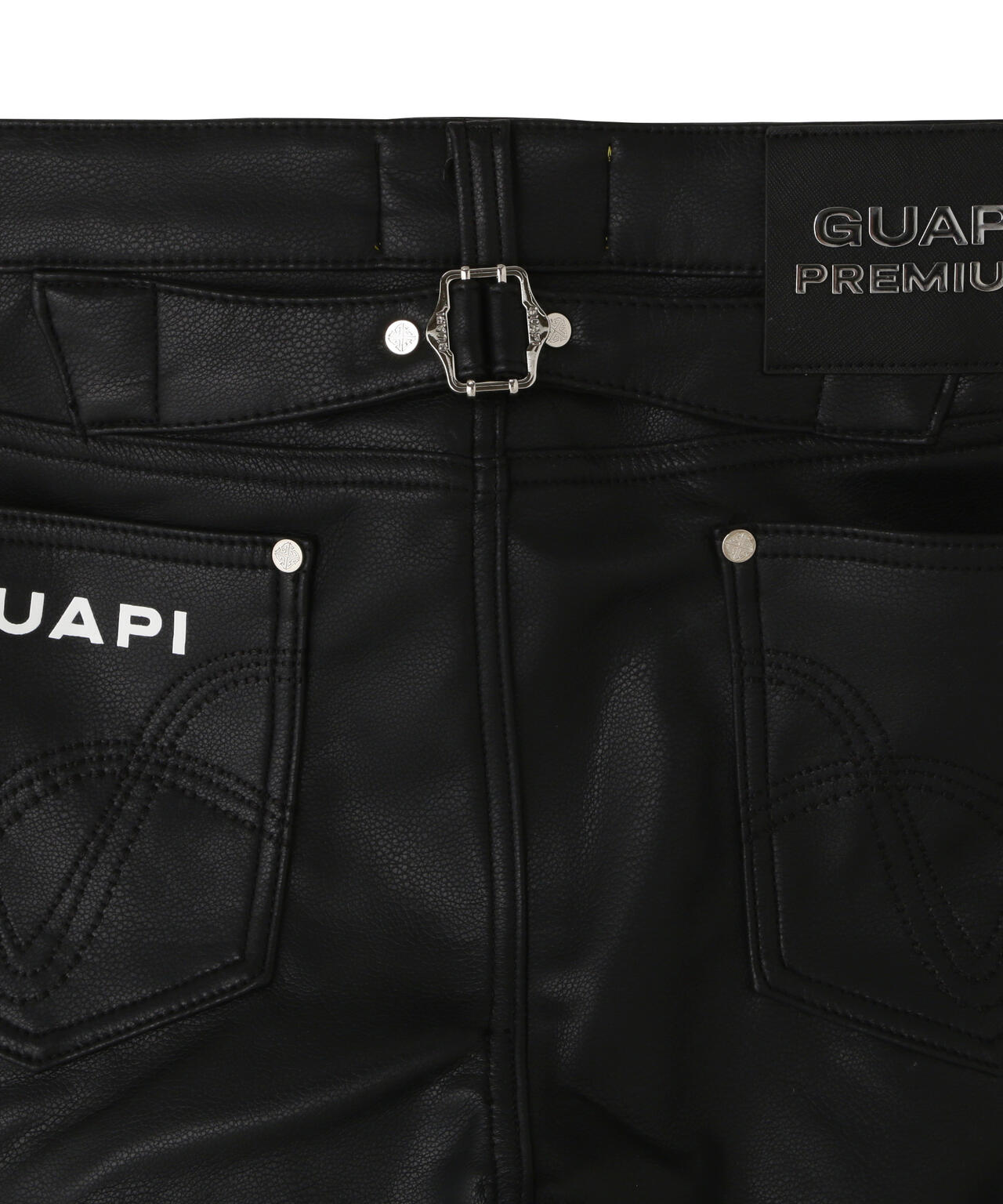 GUAPI/グアピ/Black Coffin Arc Leather Pant V2 | L.H.P