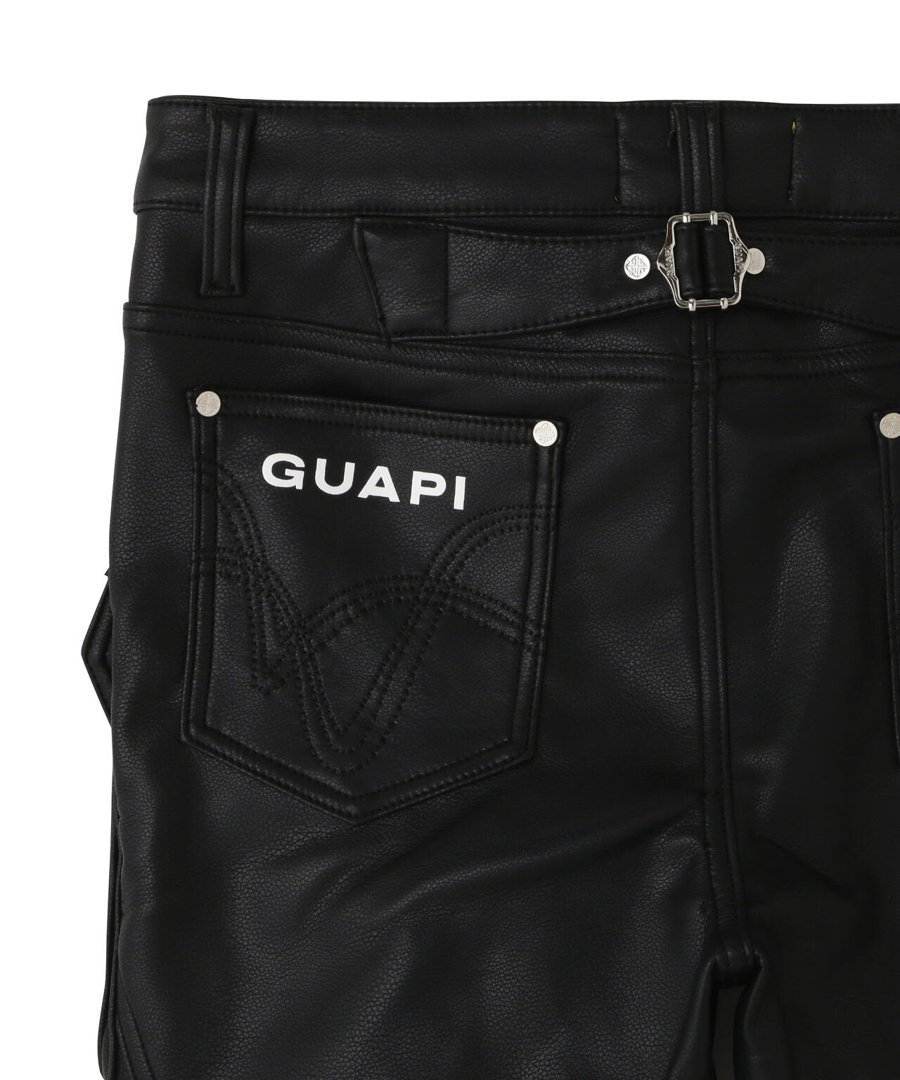GUAPI/グアピ/Black Coffin Arc Leather Pant V2 | L.H.P