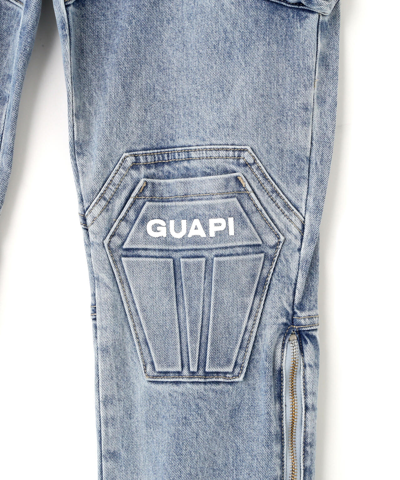 GUAPI/グアピ/Aqua Blue Coffin Arc Denim | L.H.P（エルエイチピー