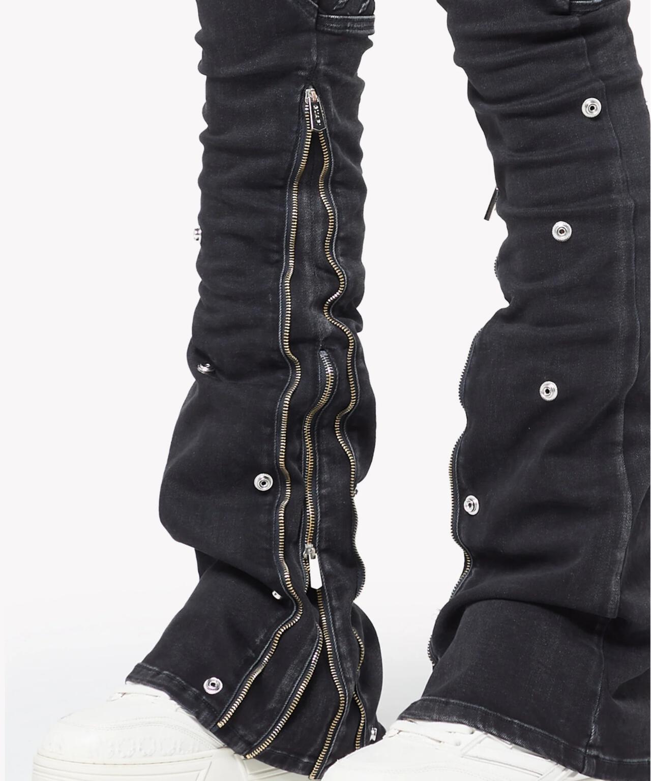 GUAPI/グアピ/Vintage Black Steel Plate Denim | L.H.P