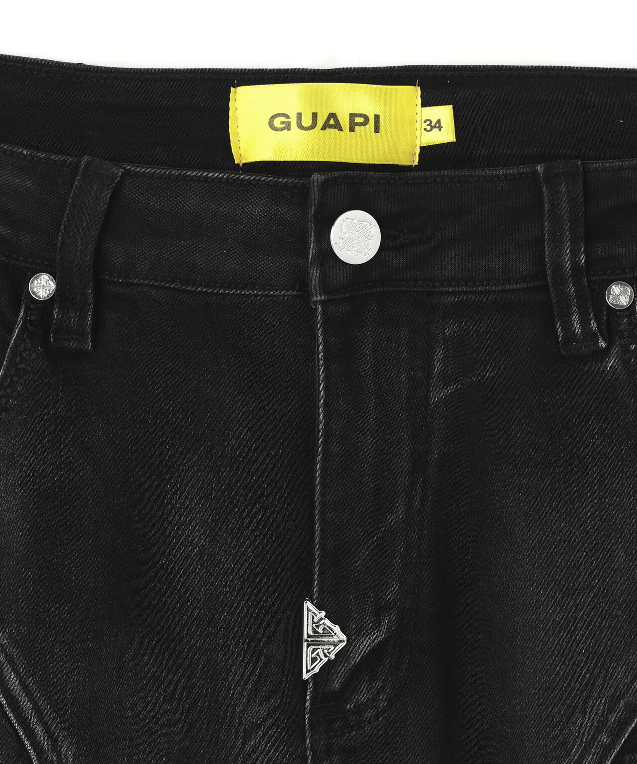 GUAPI/グアピ/Vintage Black Steel Plate Denim | L.H.P