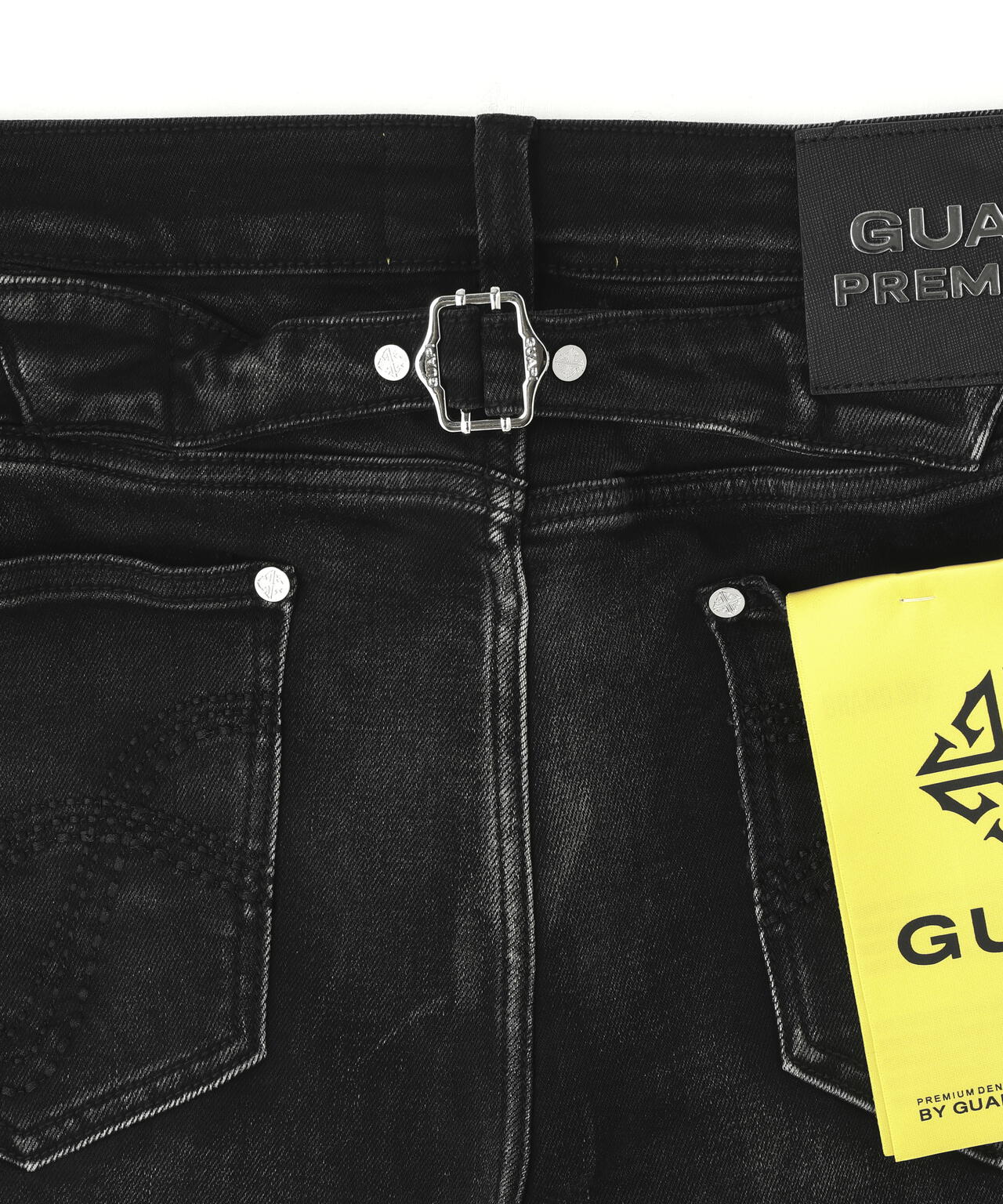 GUAPI vintage patch denim 30inch グアピ GUAPI/グアピ/Vintage Black Steel Plate Denim | L.H.P
