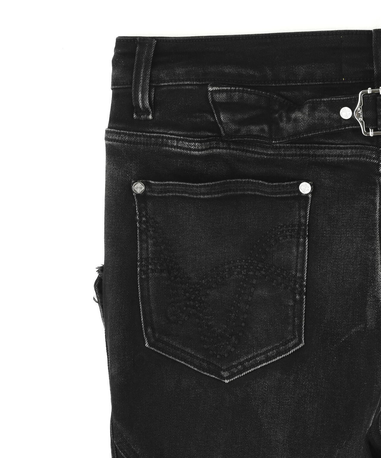 GUAPI/グアピ/Vintage Black Steel Plate Denim | L.H.P
