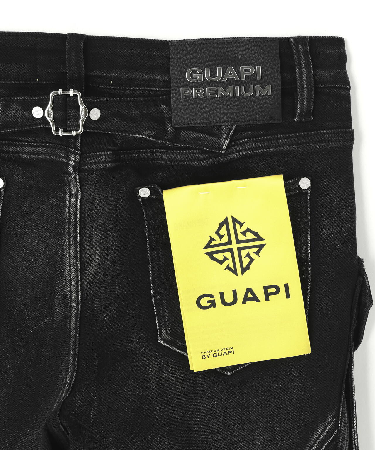 GUAPI/グアピ/Vintage Black Steel Plate Denim | L.H.P