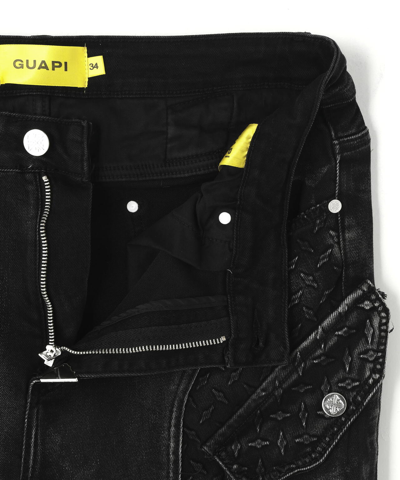 GUAPI/グアピ/Vintage Black Steel Plate Denim | L.H.P