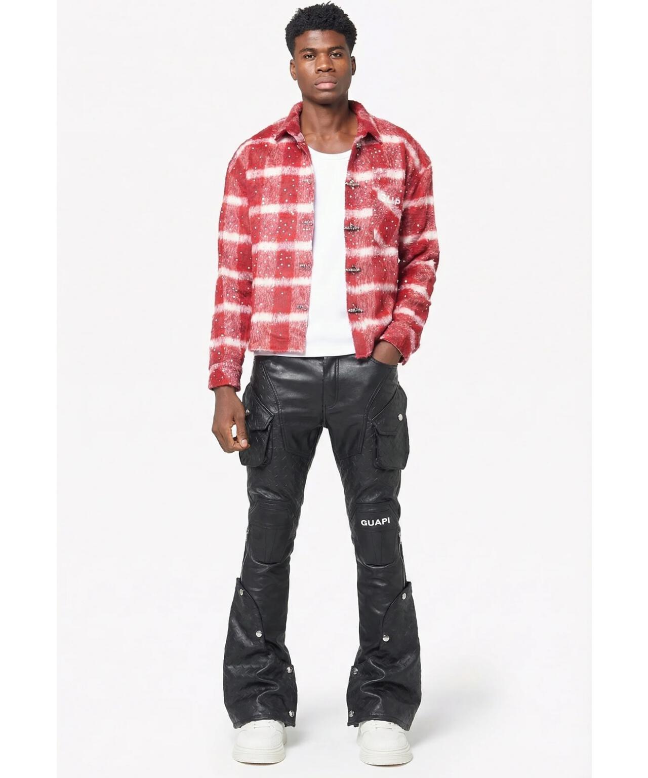 GUAPI/グアピ/Black Coffin Arc Leather Pant | L.H.P（エルエイチピー