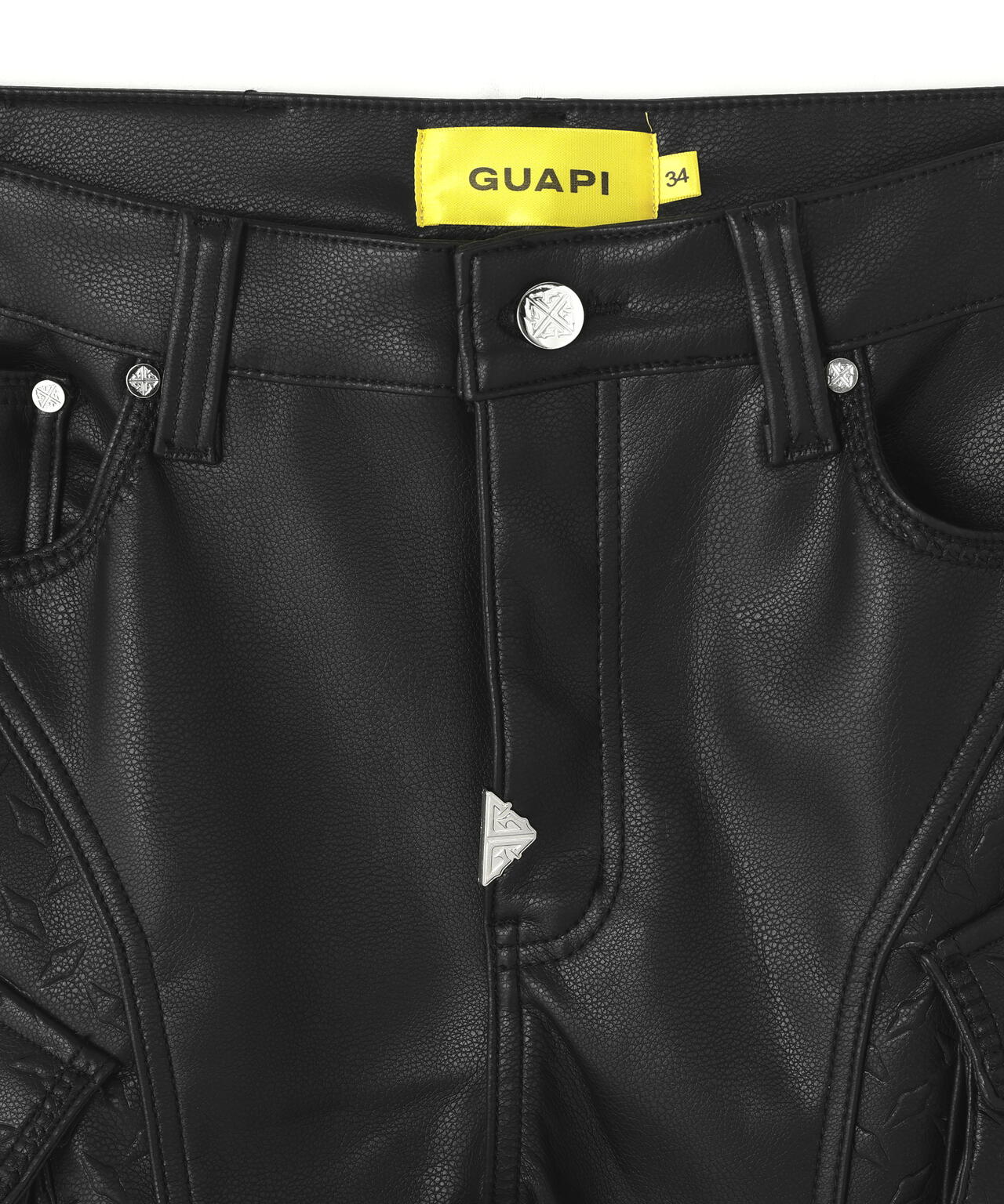 GUAPI/グアピ/Black Coffin Arc Leather Pant | L.H.P（エルエイチピー