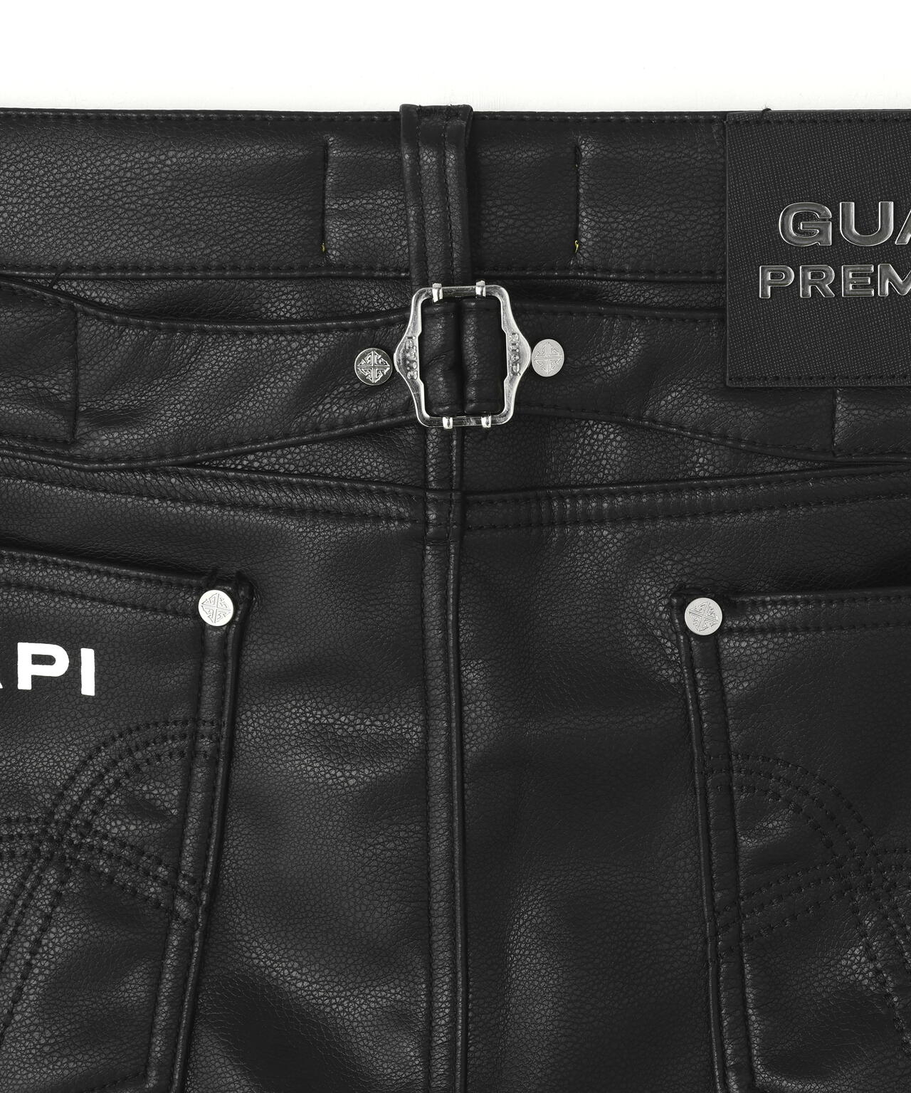 GUAPI/グアピ/Black Coffin Arc Leather Pant | L.H.P（エルエイチピー