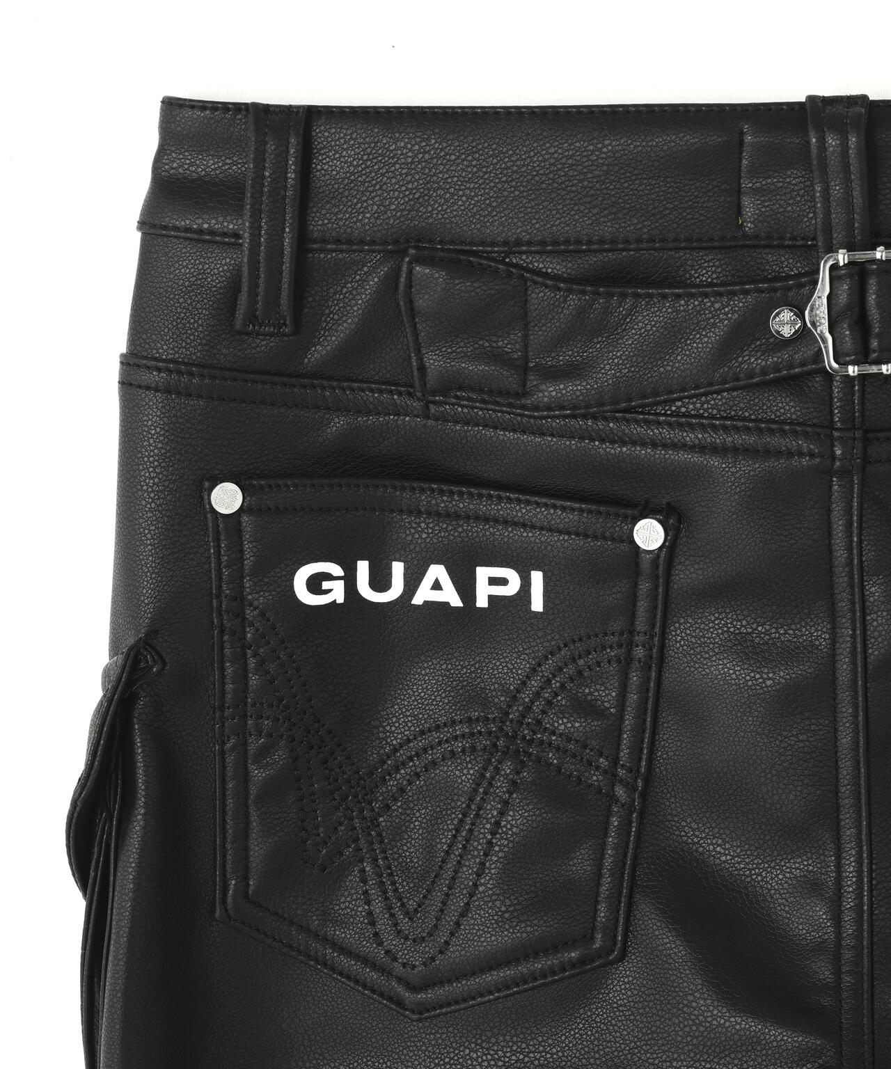 GUAPI/グアピ/Black Coffin Arc Leather Pant | L.H.P（エルエイチピー