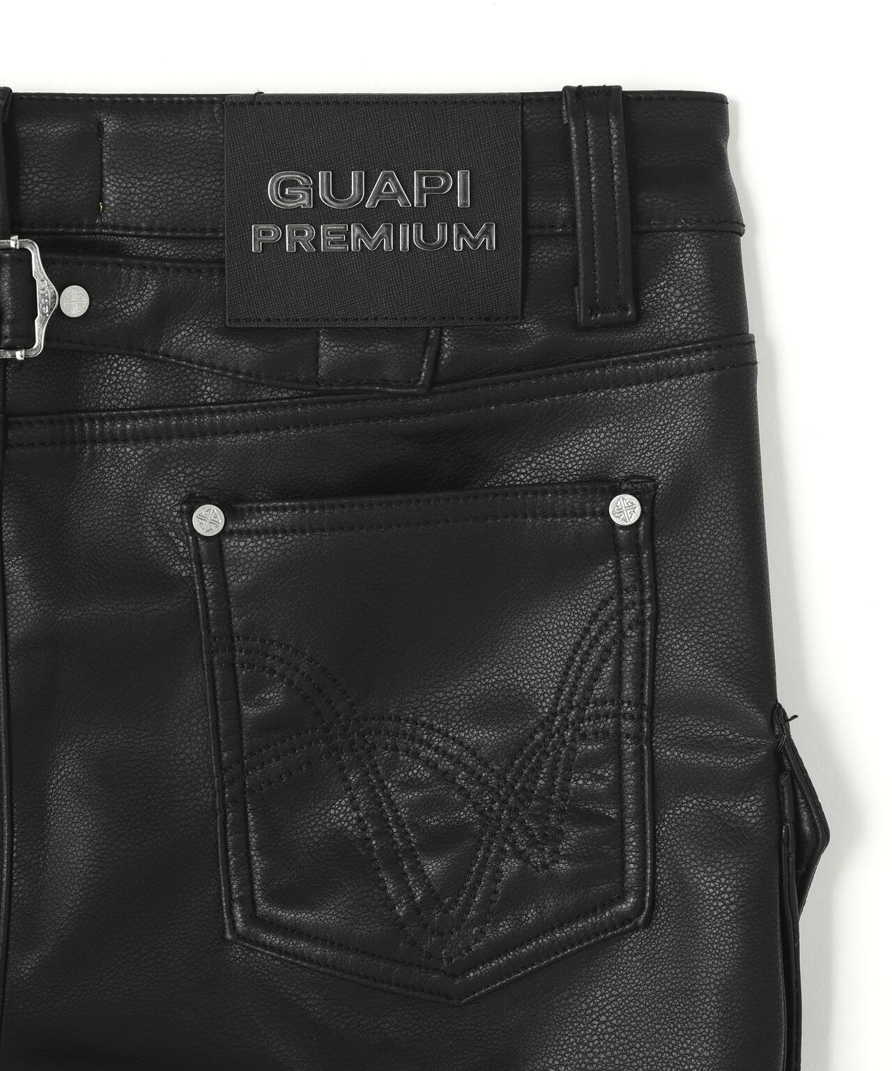 GUAPI/グアピ/Black Coffin Arc Leather Pant | L.H.P（エルエイチピー