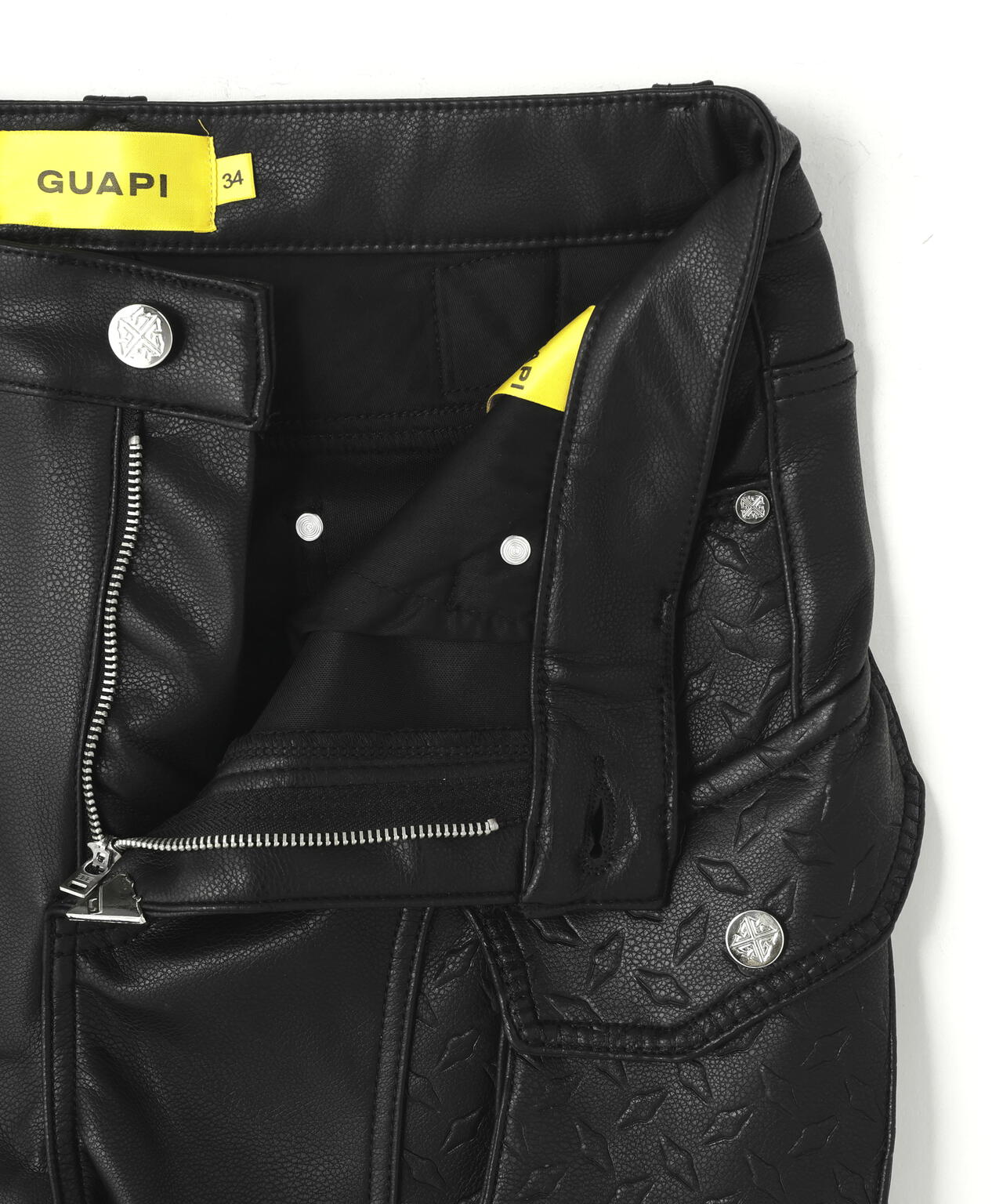 GUAPI/グアピ/Black Coffin Arc Leather Pant | L.H.P（エルエイチピー