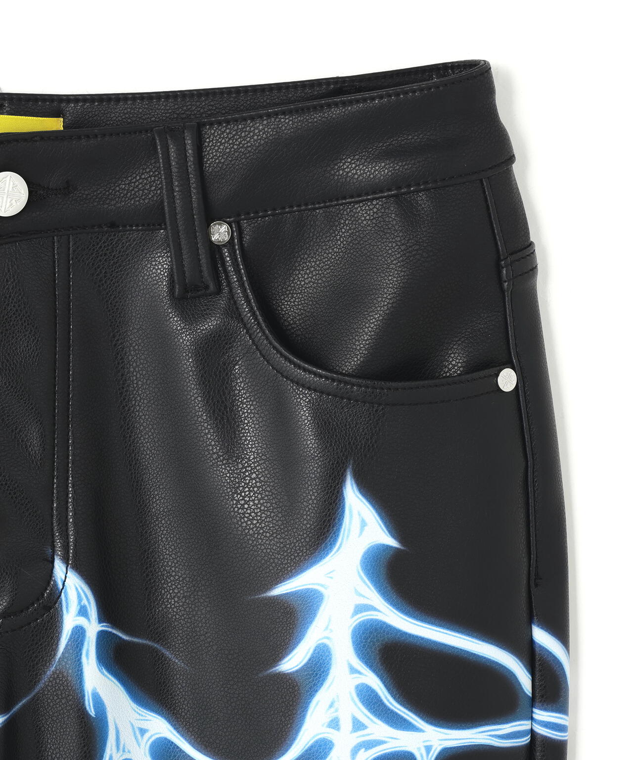 GUAPI/グアピ/Chrome Web Leather Pant | L.H.P（エルエイチピー