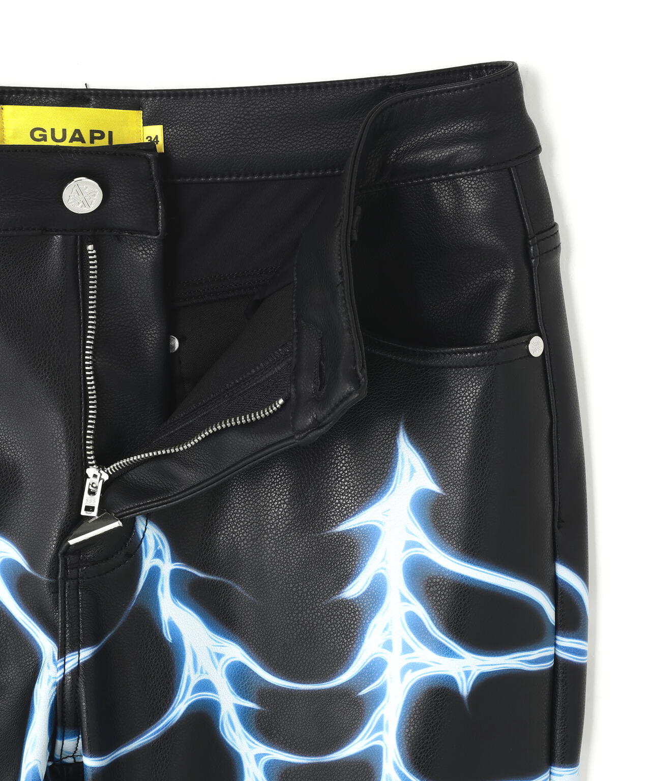 GUAPI/グアピ/Chrome Web Leather Pant | L.H.P（エルエイチピー