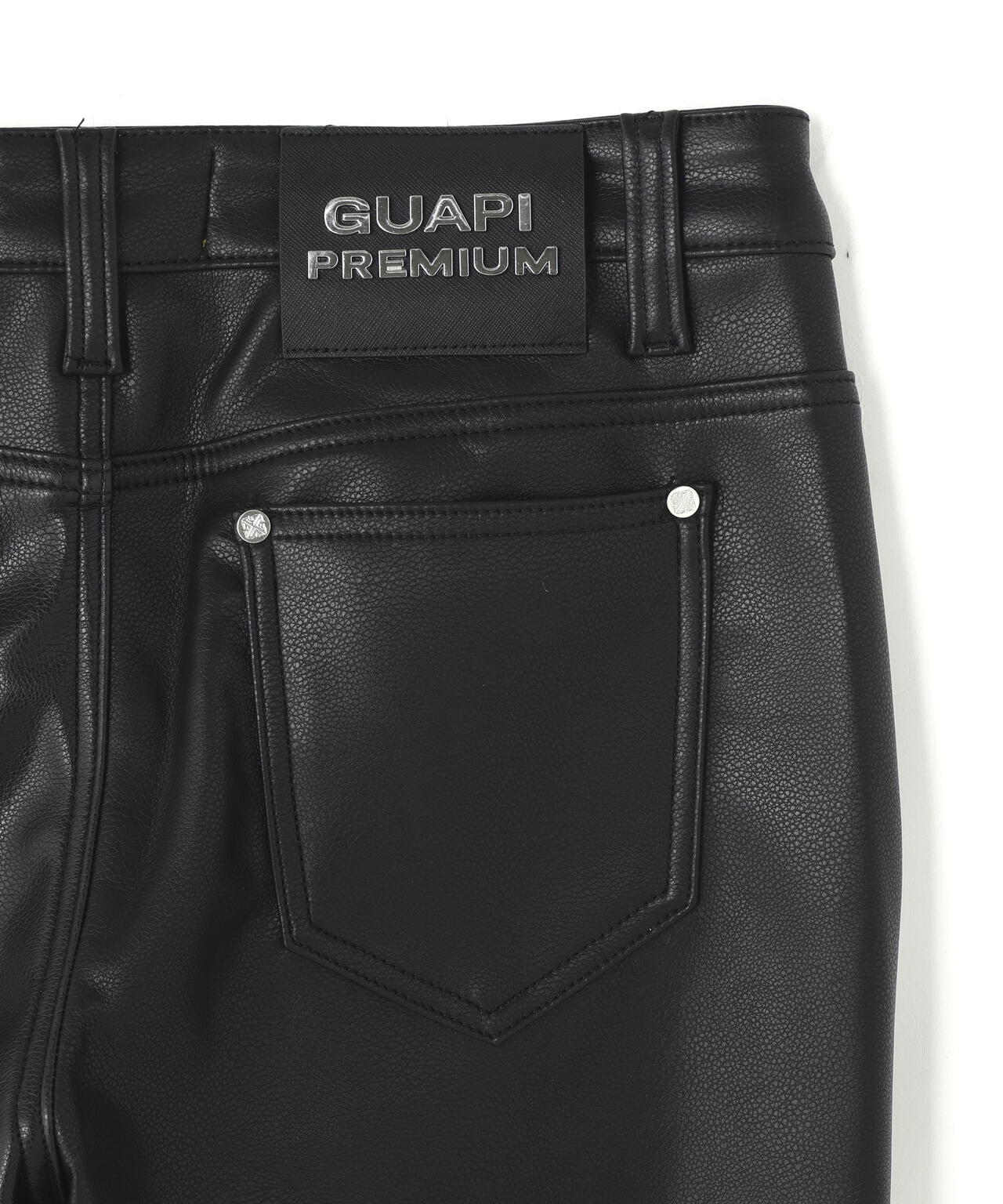 GUAPI レザー タグ無し 28inch GUAPI/グアピ/Chrome Web Leather Pant | L.H.P（エルエイチピー