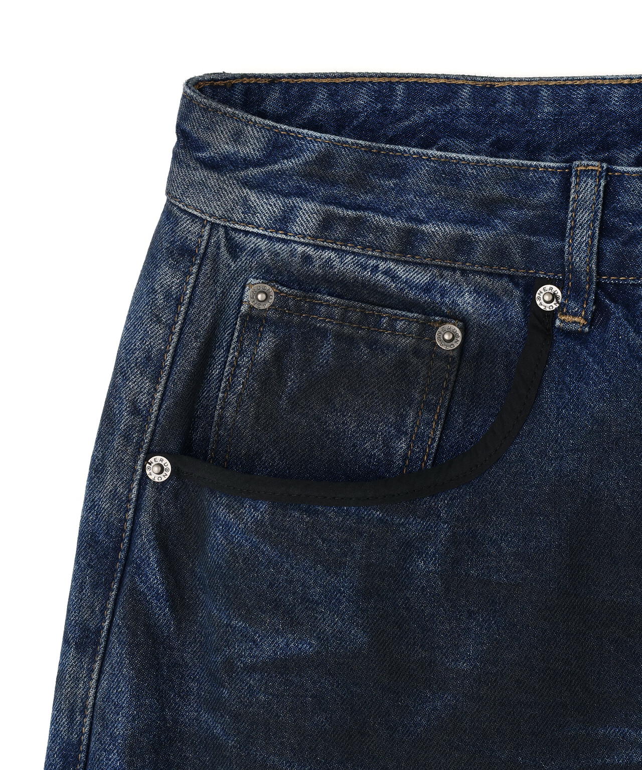 NOT4NERD/ノットフォーナード/Dirty Washed Parachute Cargo Denim