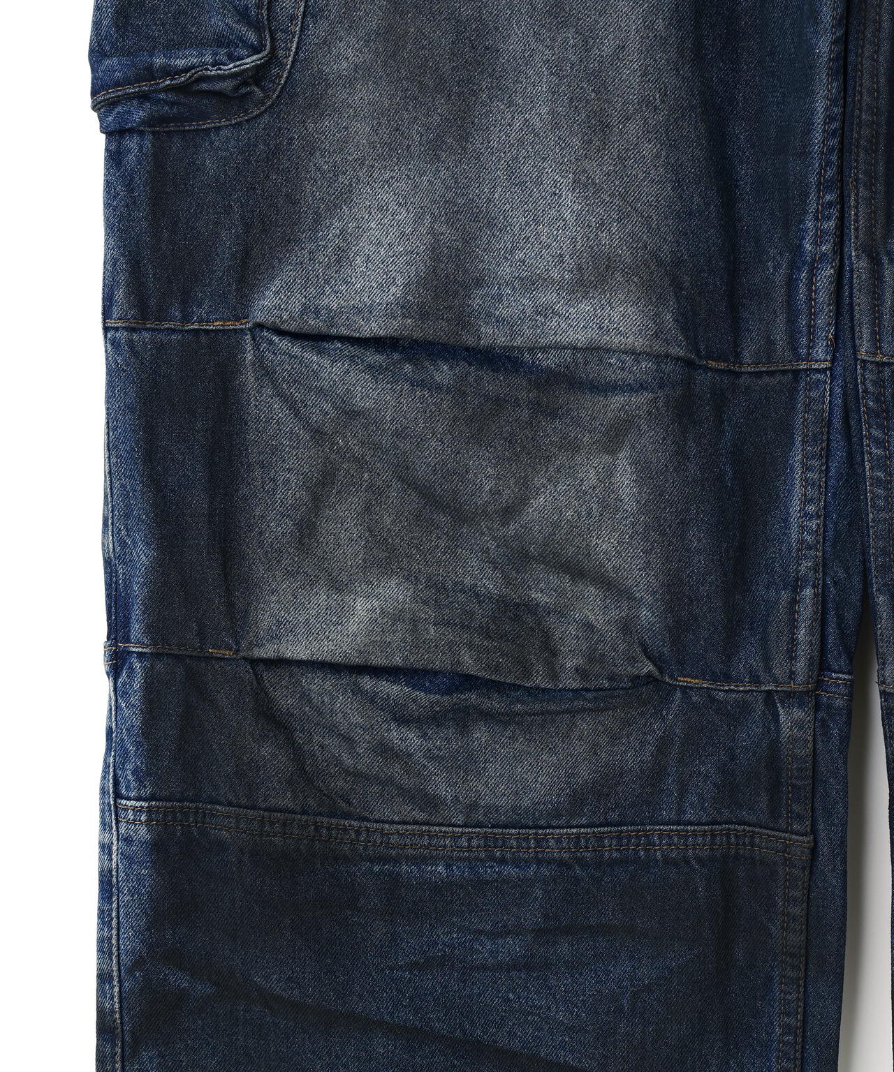 NOT4NERD/ノットフォーナード/Dirty Washed Parachute Cargo Denim