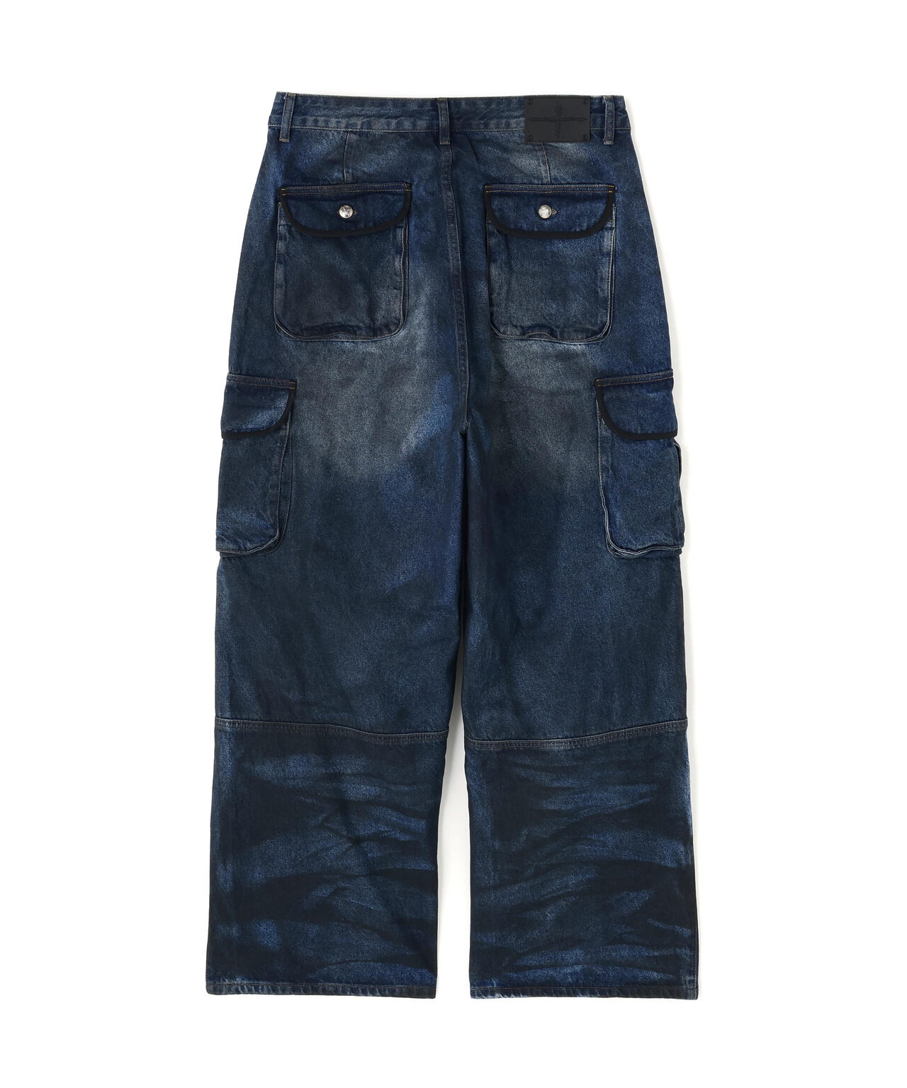 Not4Nerd Dirty Wash Multi Cargo Denim 新品 NOT4NERD/ノットフォーナード/Dirty Washed Parachute Cargo Denim