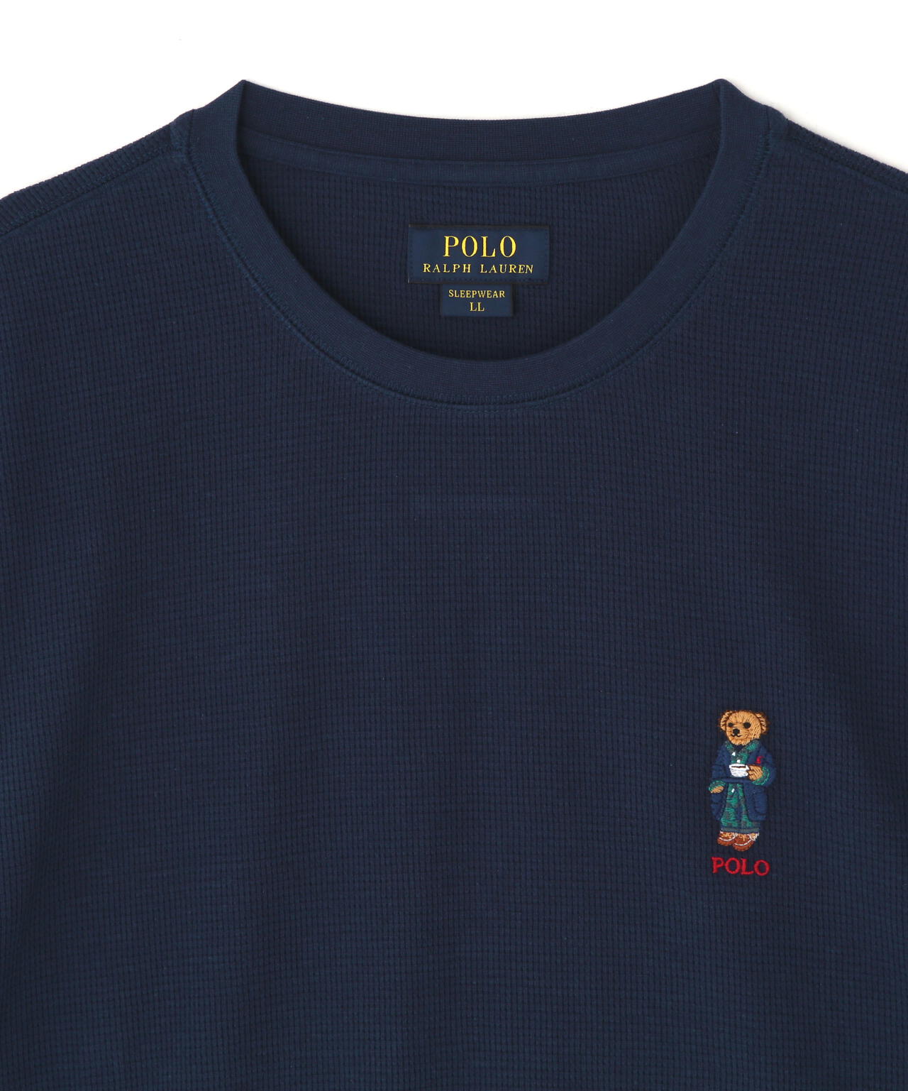 【美品】 ポロラルフローレン 24SSモデル カットソー プルオーバー 刺繍ロゴ POLO RALPH LAUREN/ポロラルフローレン/Mornig Robe Bear Long