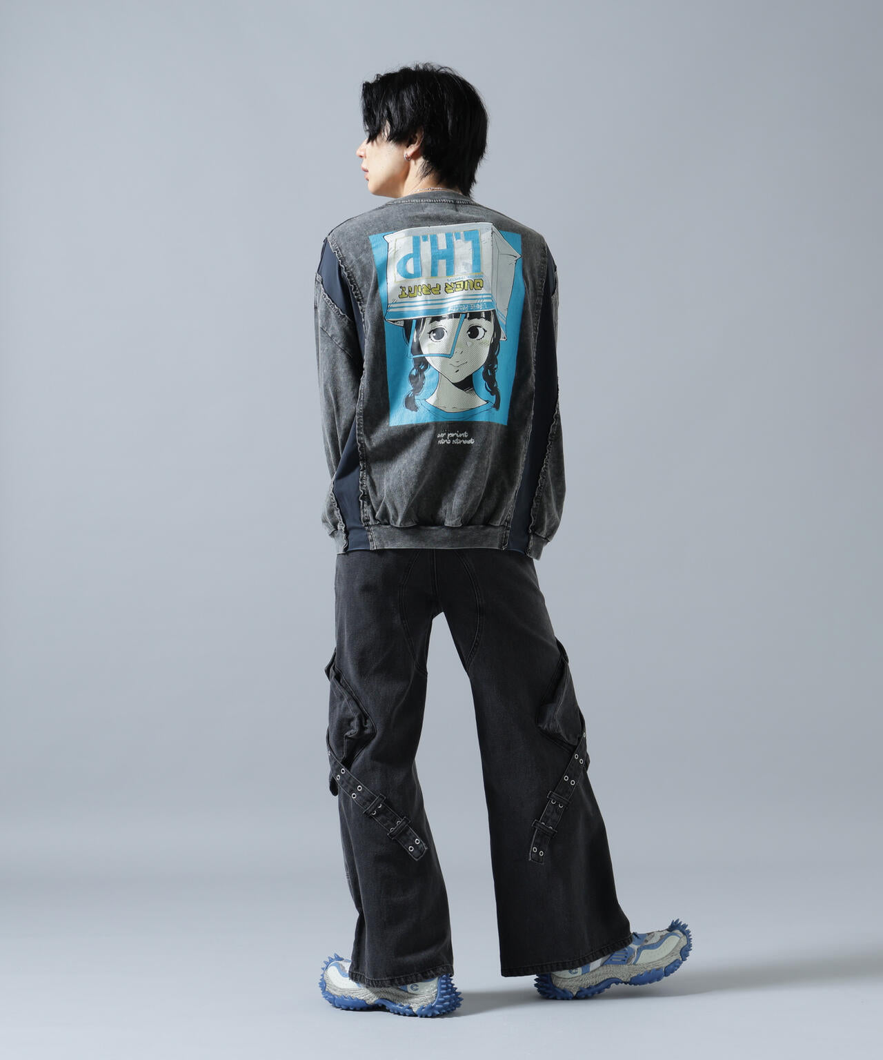 overprint/オーバープリント/別注pigment SHOPPER L/S Tee