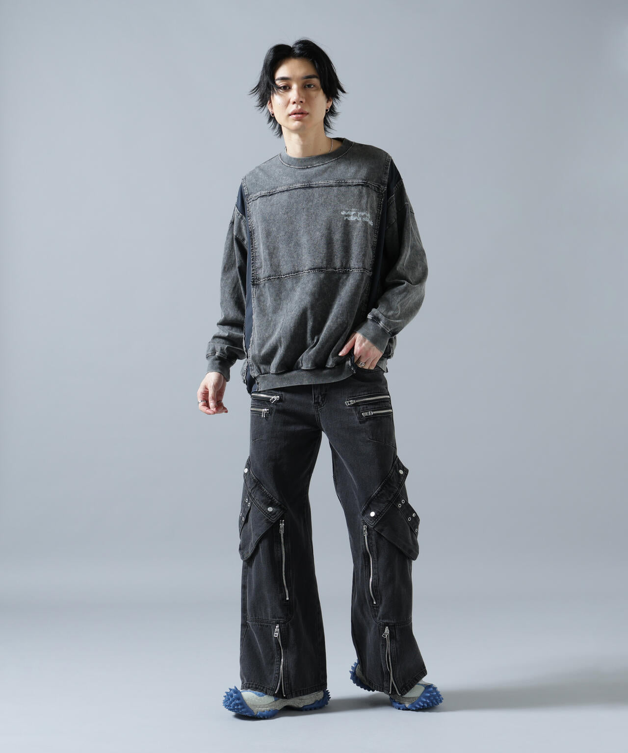 overprint/オーバープリント/別注pigment SHOPPER L/S Tee
