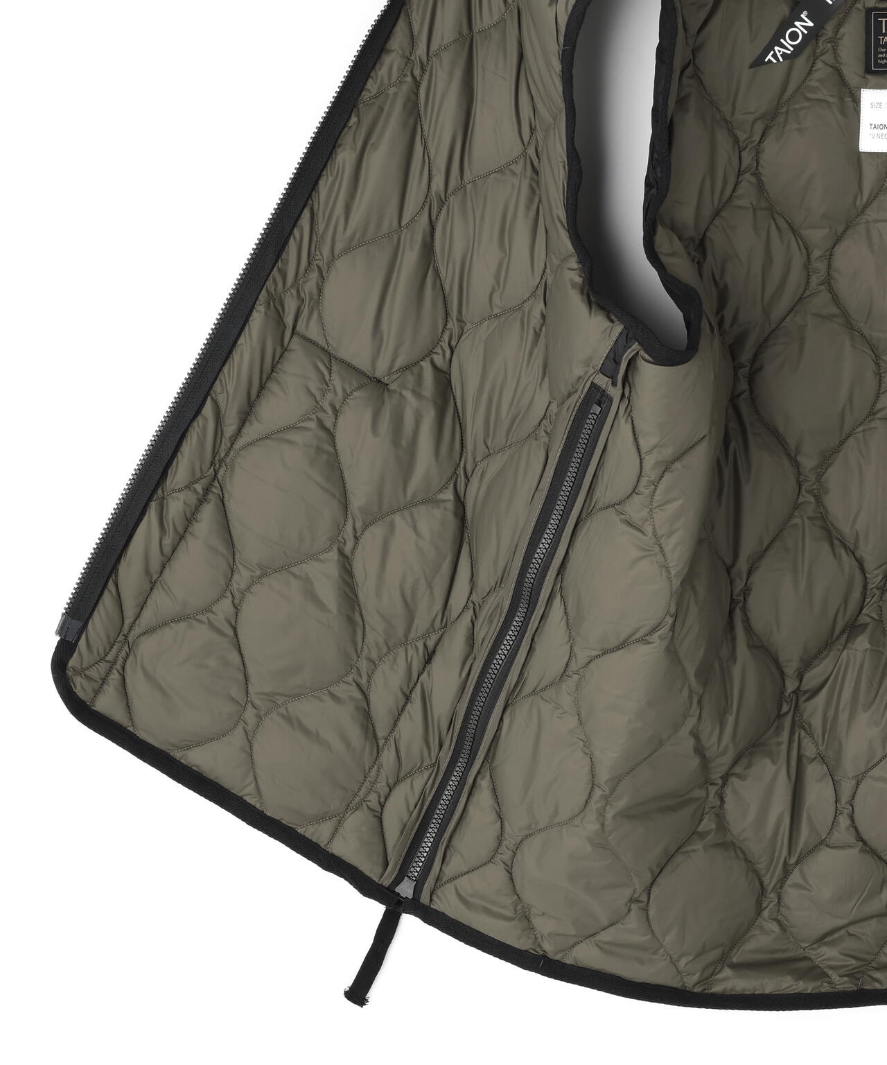 TAION/タイオン/NEC W-ZIP DOWN VEST【WOMEN】
