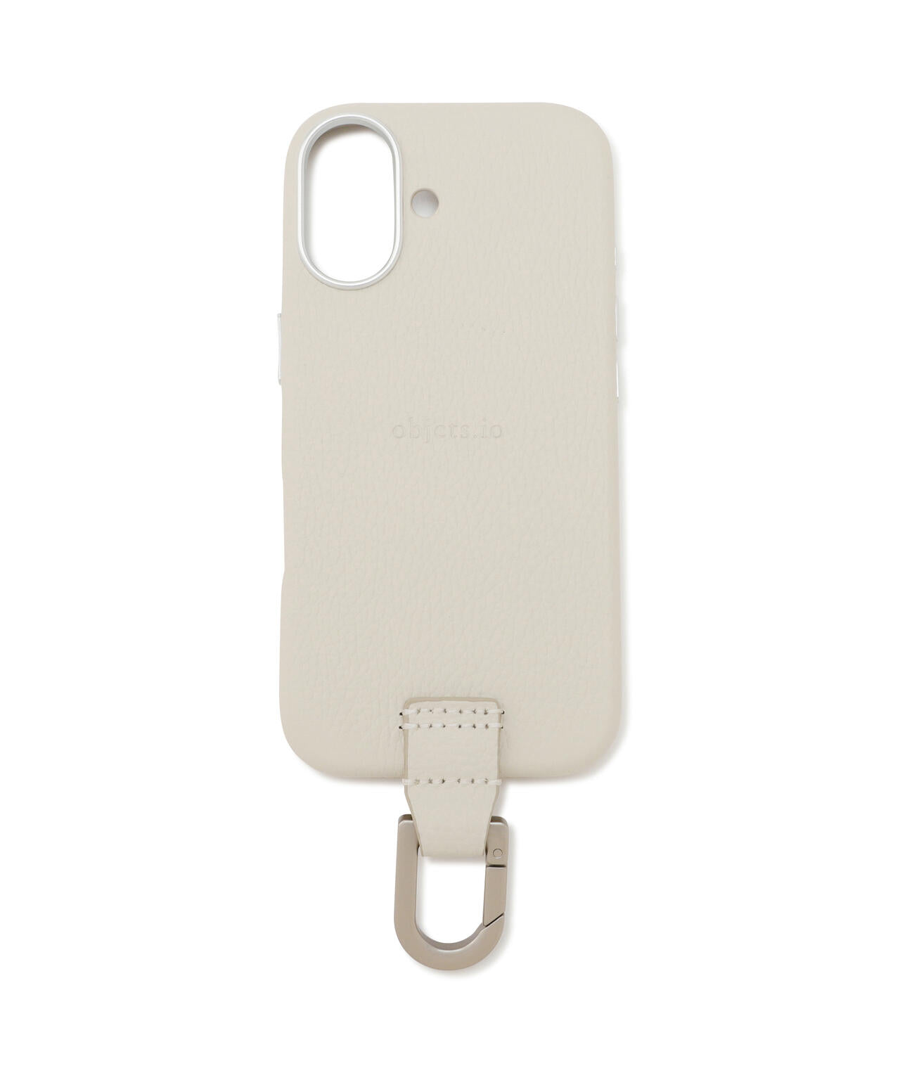 objects io 15pro オブジェクツアイオー iphoneケース objcts.io/オブジェクツアイオー/カラビナ付きiPhoneケース【iPhone17