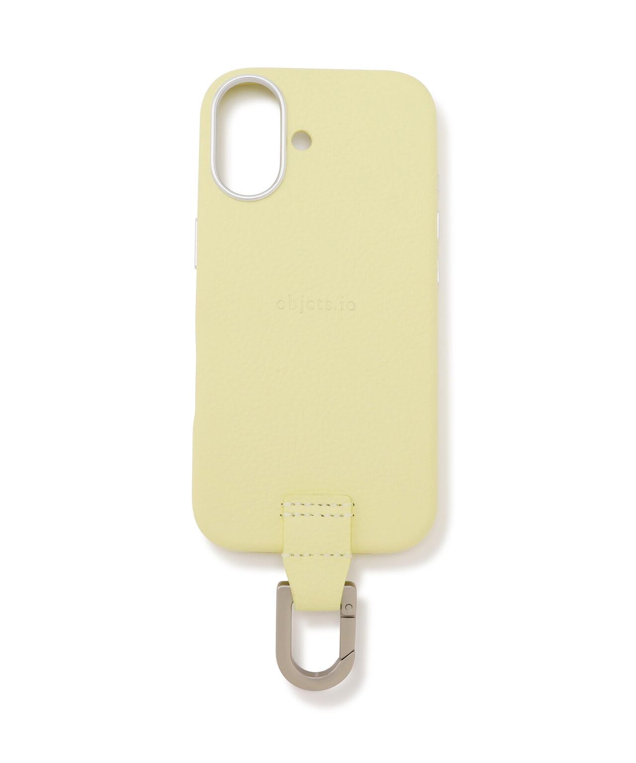 objcts.io/オブジェクツアイオー/カラビナ付きiPhoneケース【iPhone17