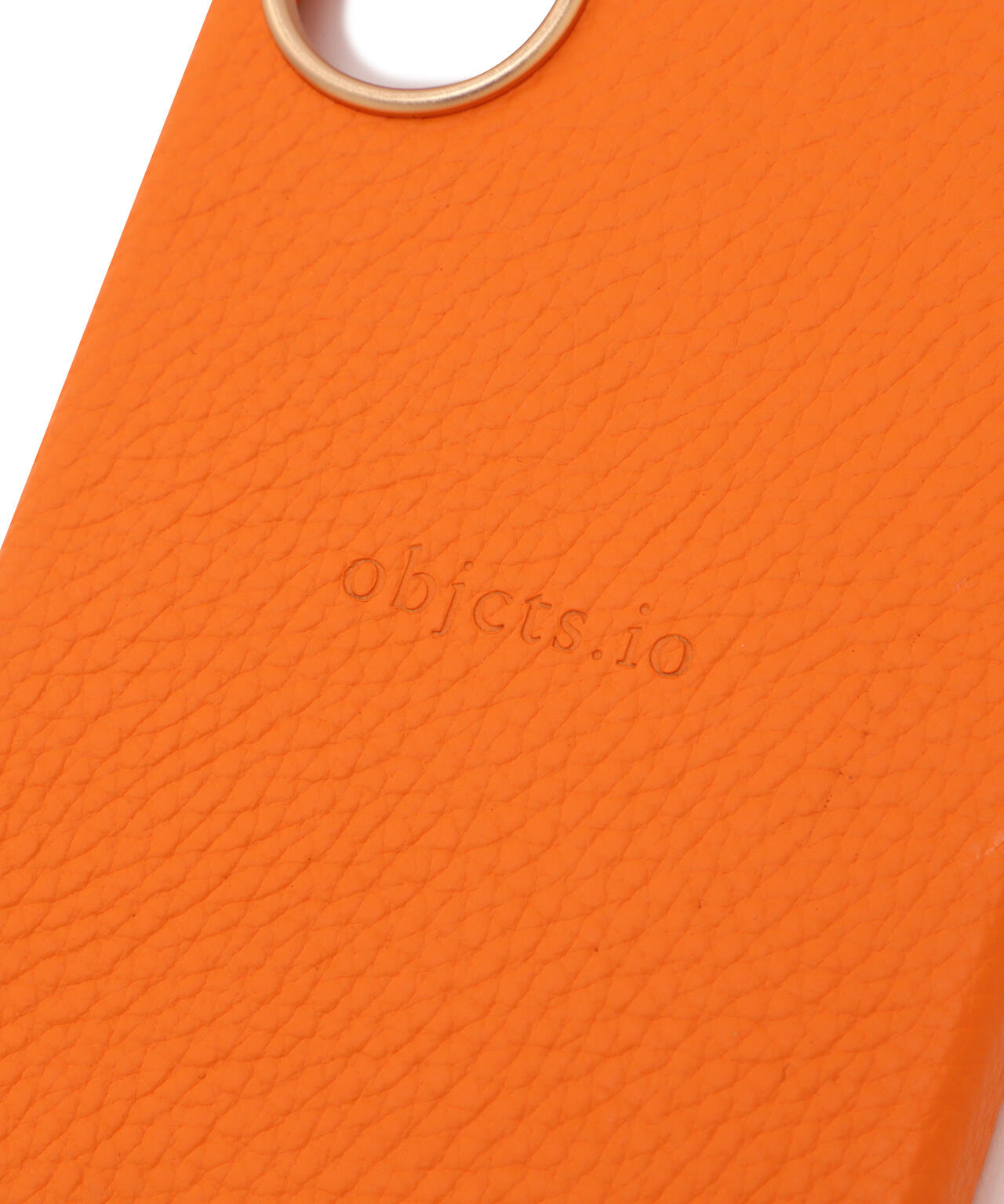 objcts.io レザーケース iPhone17用 レザー製 iPhoneケース セット / ストラップ付スマホケース / スマホ