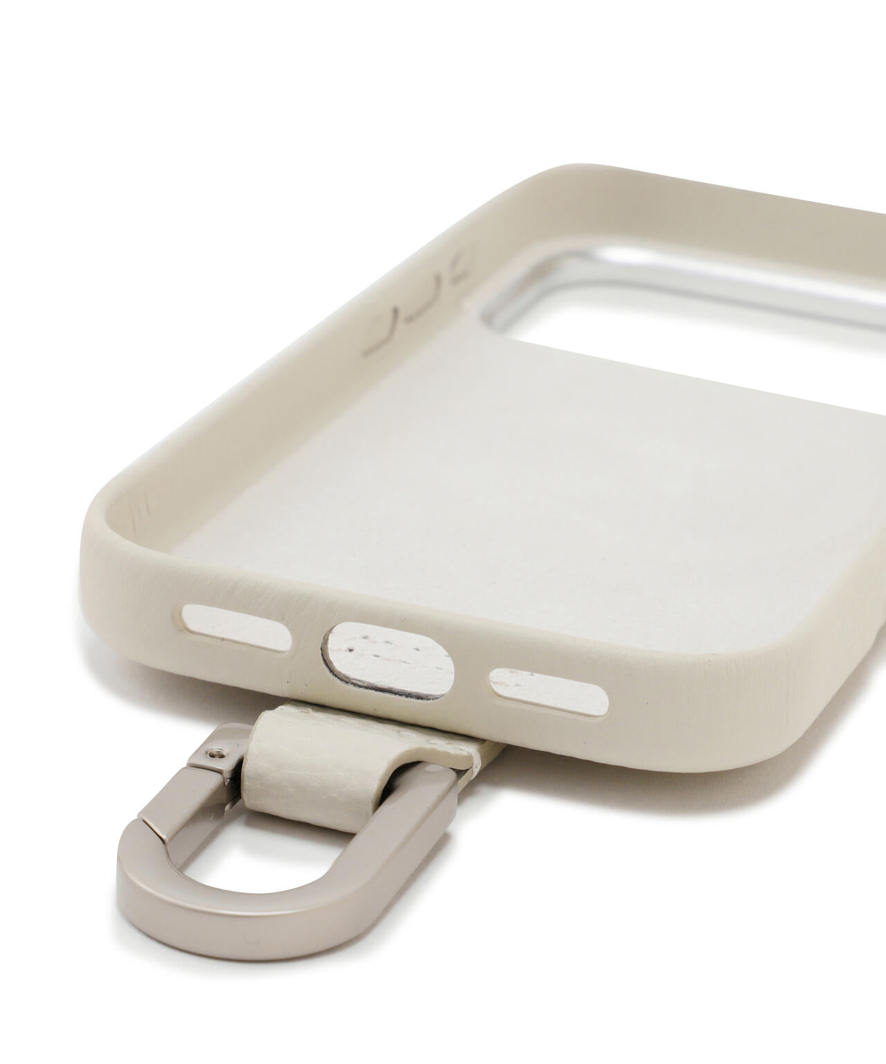 objcts.io/オブジェクツアイオー/カラビナ付きiPhoneケース【iPhone17Pro対応】