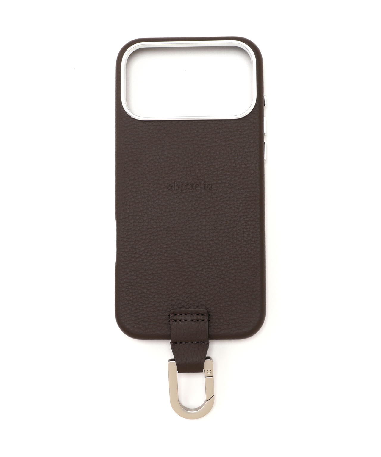 objcts.io/オブジェクツアイオー/カラビナ付きiPhoneケース【iPhone17Pro Max対応】