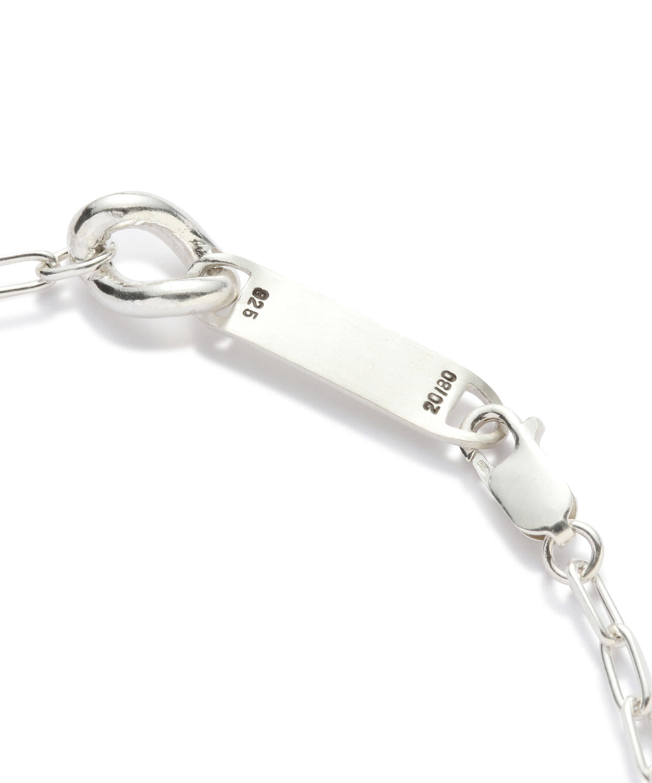 【20/80】トゥエンティーエイティー/STERLING SILVER ID CHAIN NECKLACE