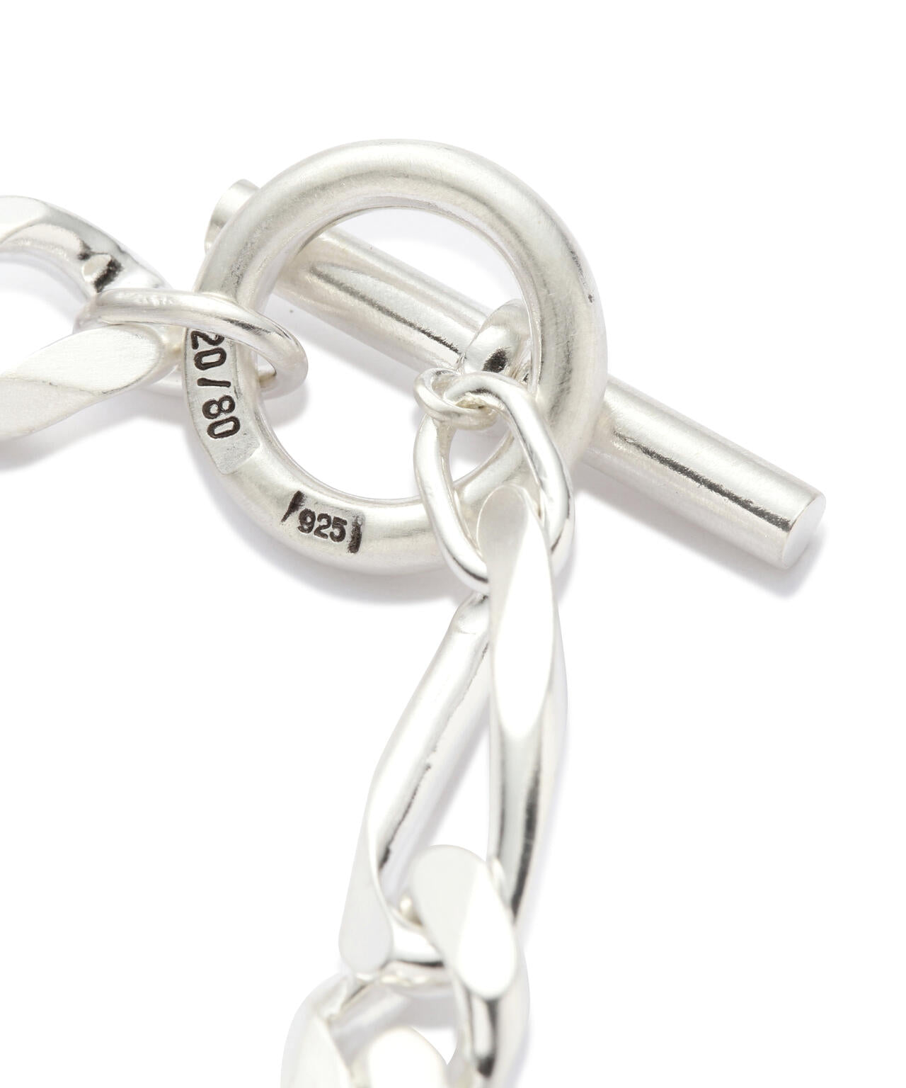 【20/80】トゥエンティーエイティー/STERLING SILVER MIXED ANCHOR CHAIN BRACELET