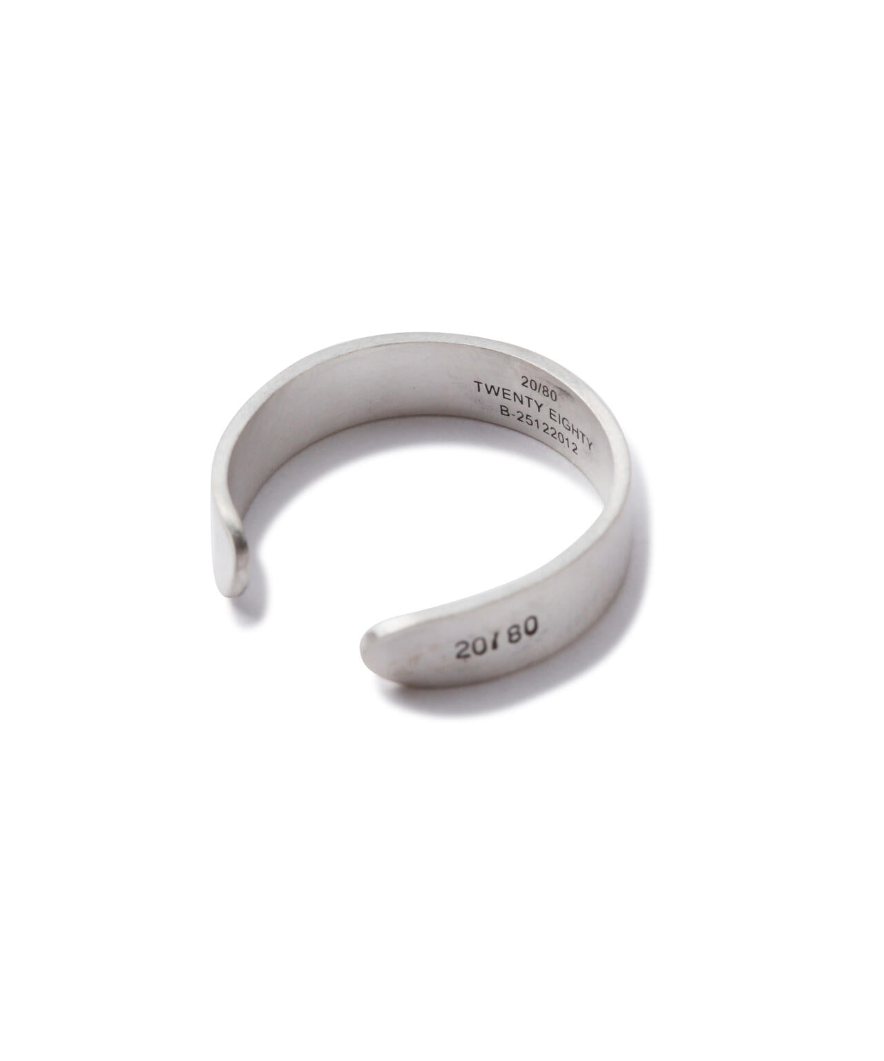 20/80】トゥエンティーエイティー/ STERLING SILVER ID RING 5mm width